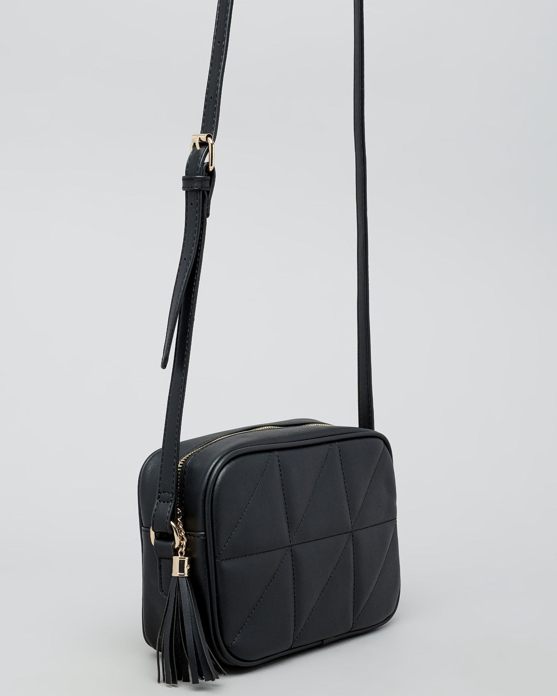 Ava And Ever Harper Crossbody Bag In Black Fast Shipping & Easy