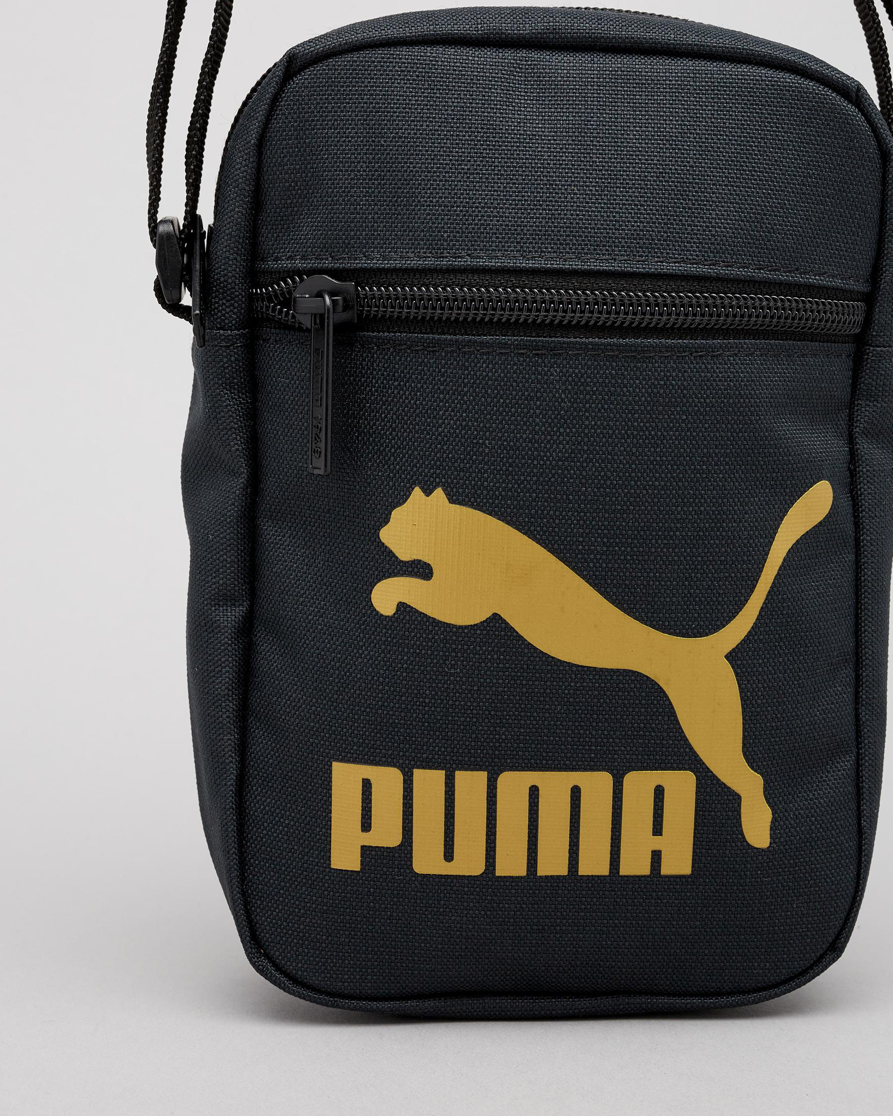 Shop Puma Originals Urban Crossbody Bag In Puma Black Fast Shipping 
