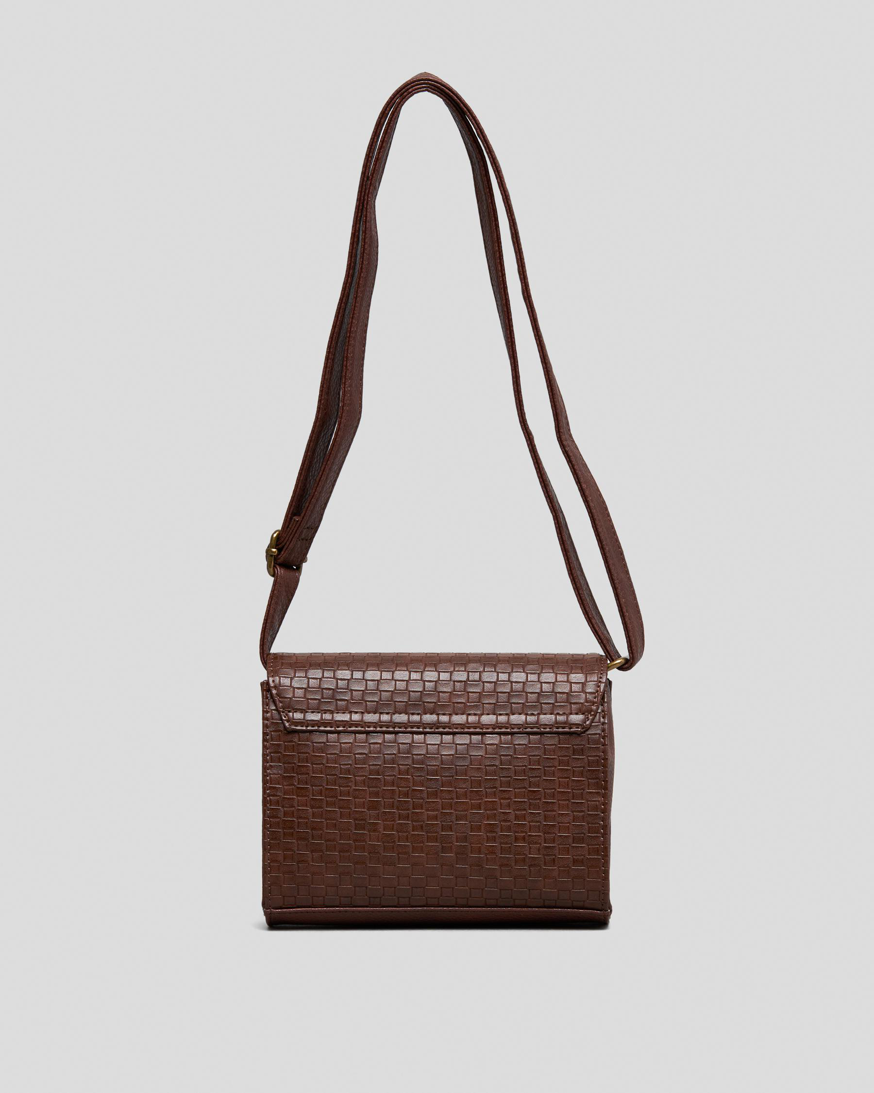 Rip Curl Wanderer Crossbody Bag In Chocolate Fast Shipping & Easy