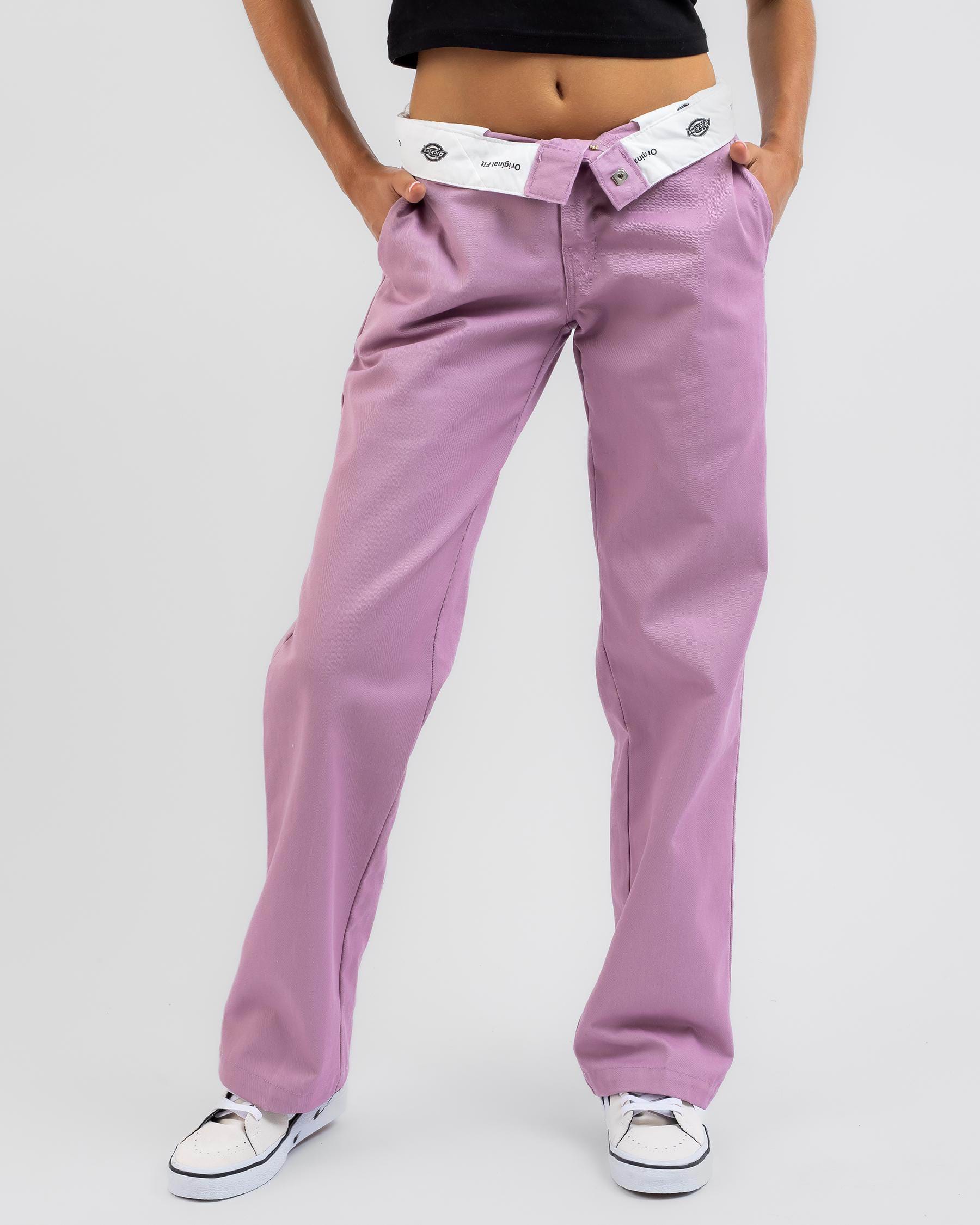 Shop Dickies 874 Washed Originals Pants In Mauve - Fast Shipping & Easy ...