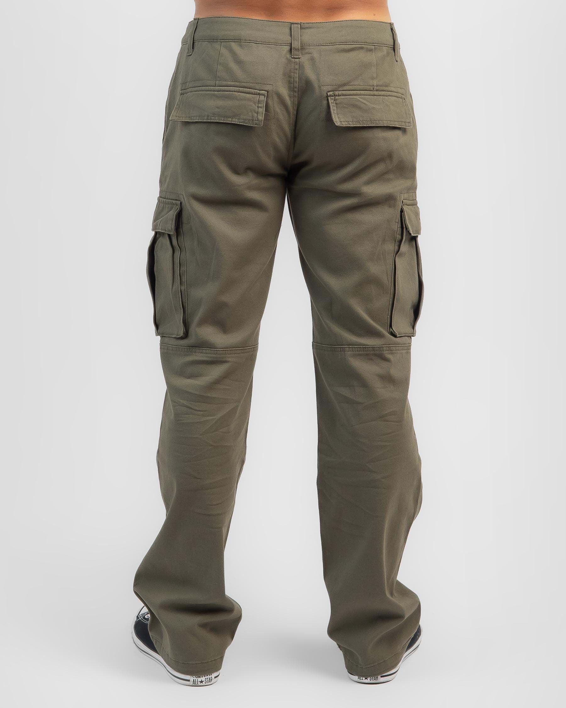 Jacks Urban Pants In Washed Green - Fast Shipping & Easy Returns - City ...