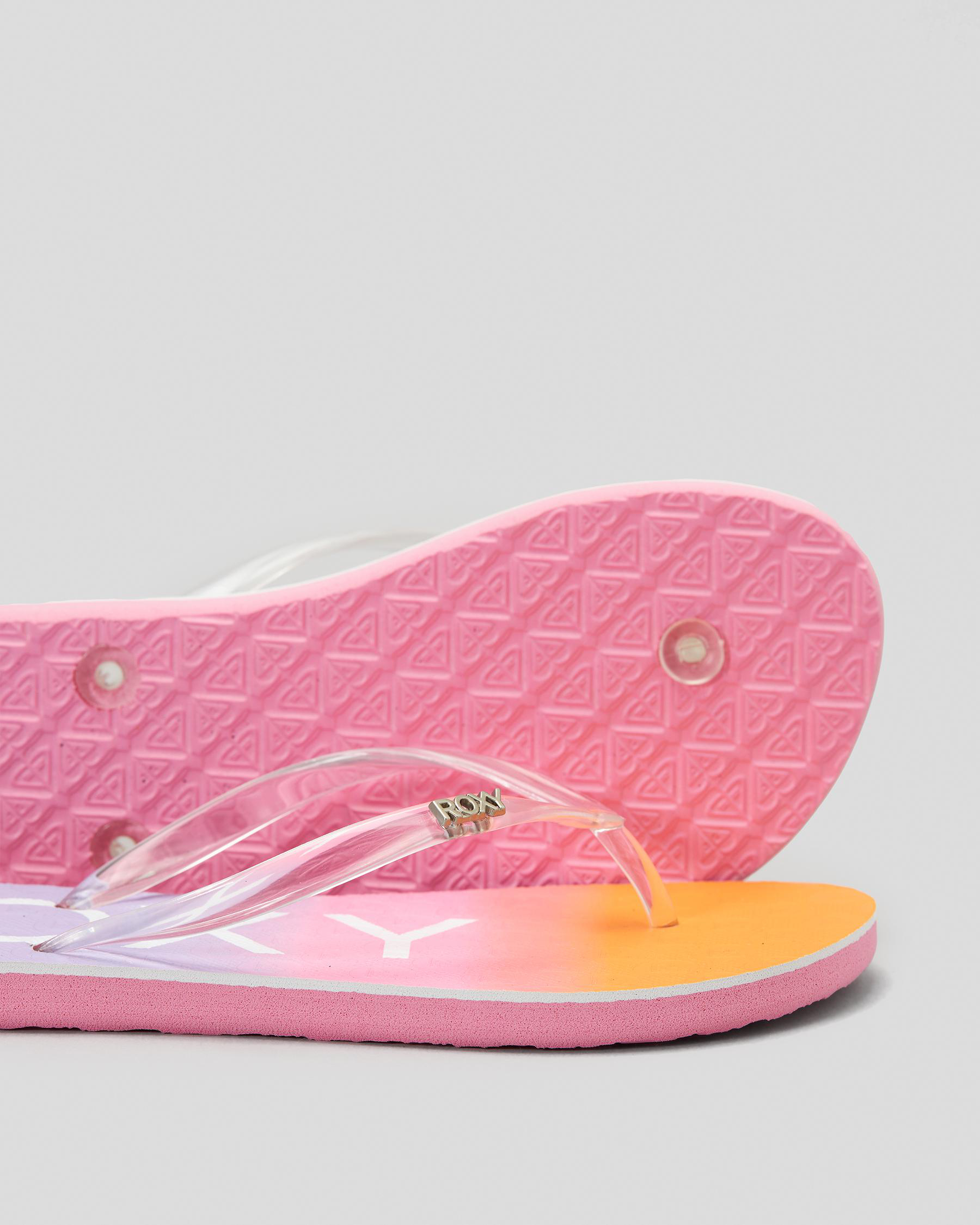 Shop Roxy Girls' Viva Jelly Thongs In Vivid Gradient Fast Shipping