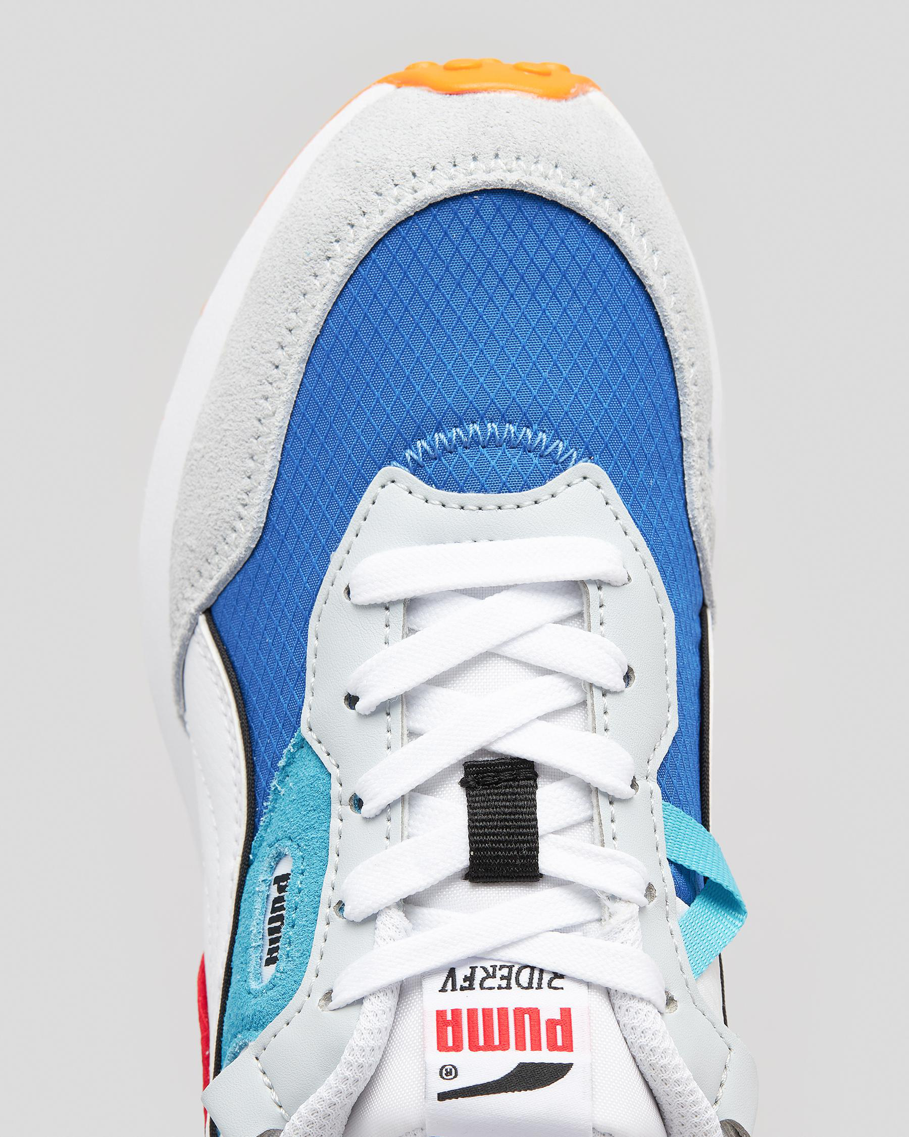 Shop Puma Junior Boys' Rider FV Future Vintage Shoes In Puma White/puma ...