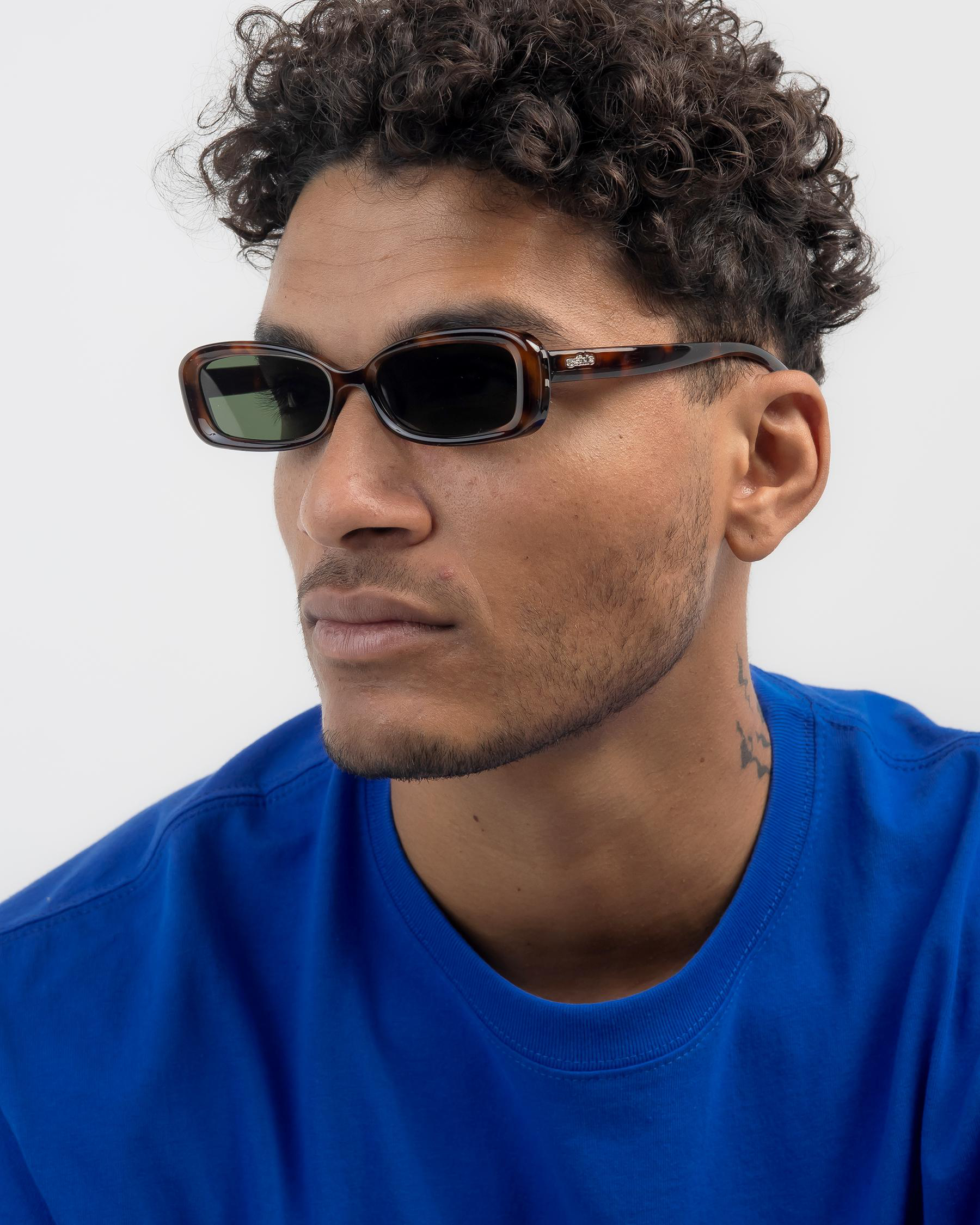 Shop Szade Eyewear Page Polarised Sunglasses In Cape Tortoise / Moss