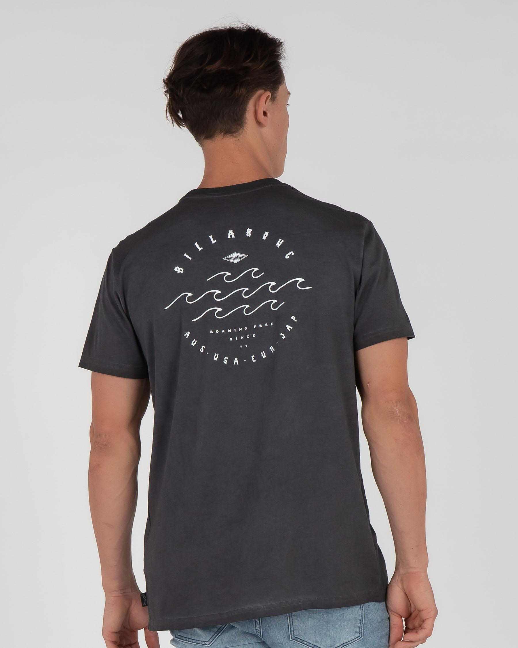 Shop Billabong Big Wave Dave TShirt In Black Fast Shipping & Easy
