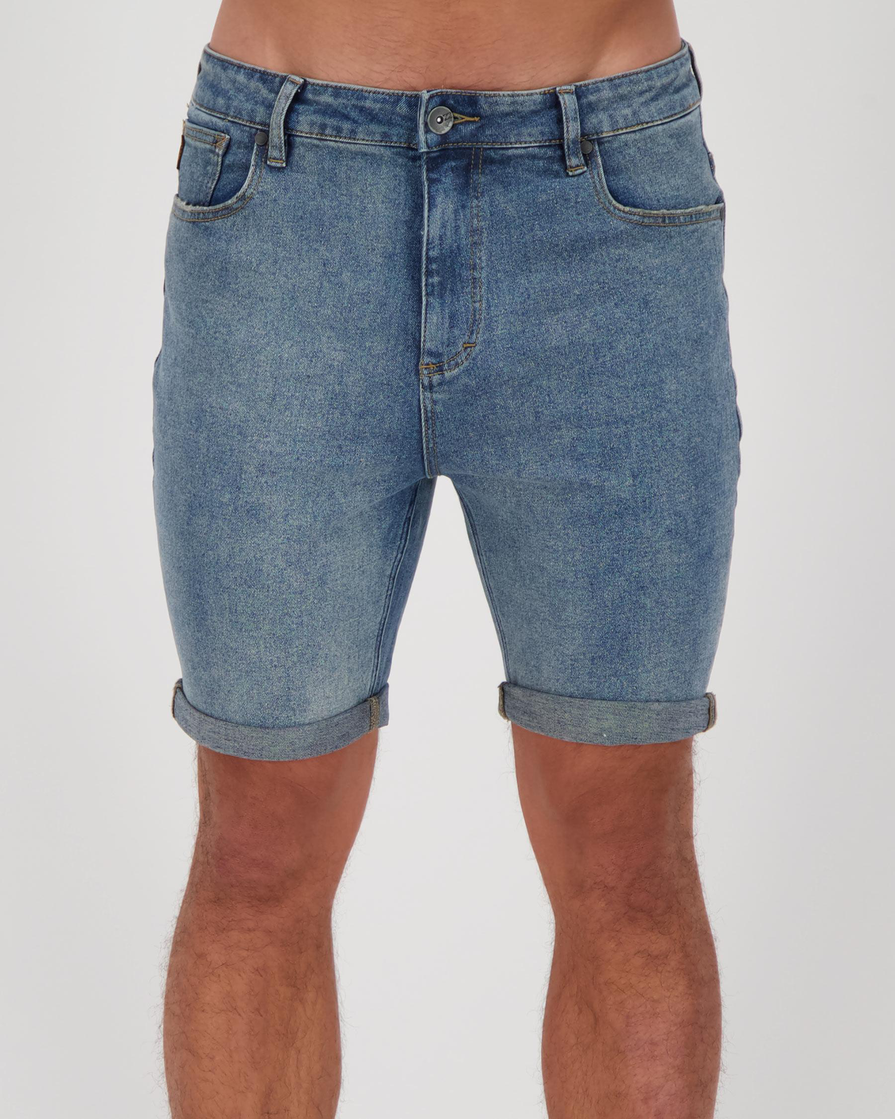 Billabong Versa Denim Rollup Short In Bleach Daze Fast Shipping