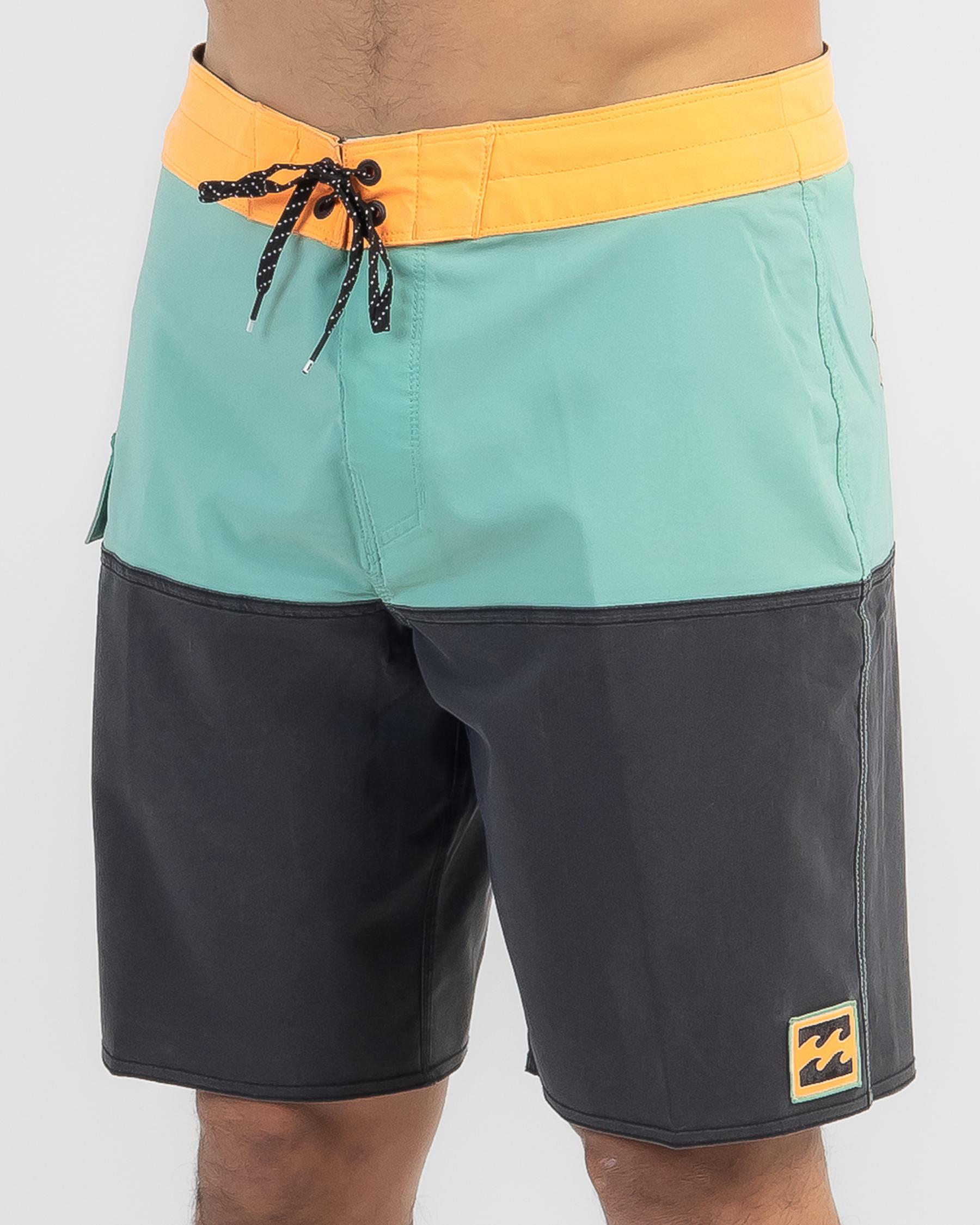 Shop Billabong Fifty50 Panel Pro Board Shorts In Seaglass Fast