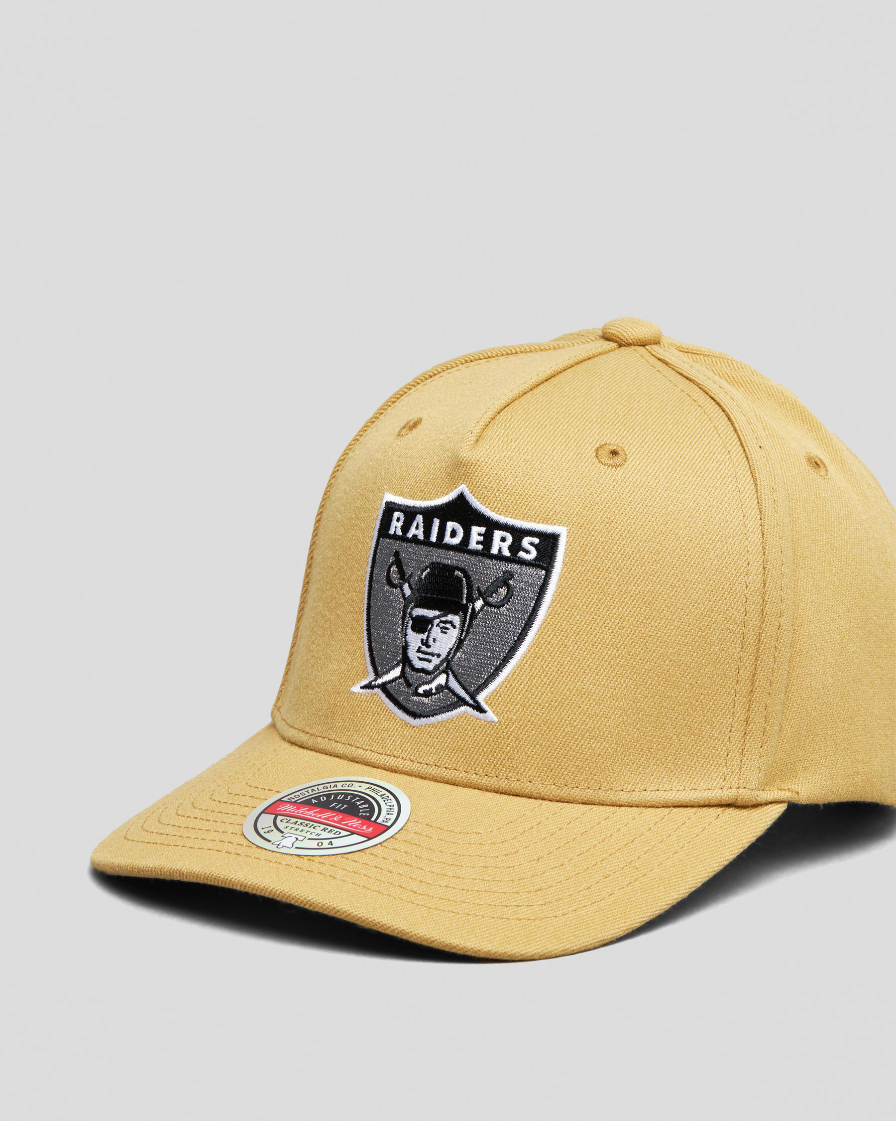Mitchell & Ness Oakland Raiders Cap In Tan - FREE* Shipping & Easy Returns  - City Beach United States