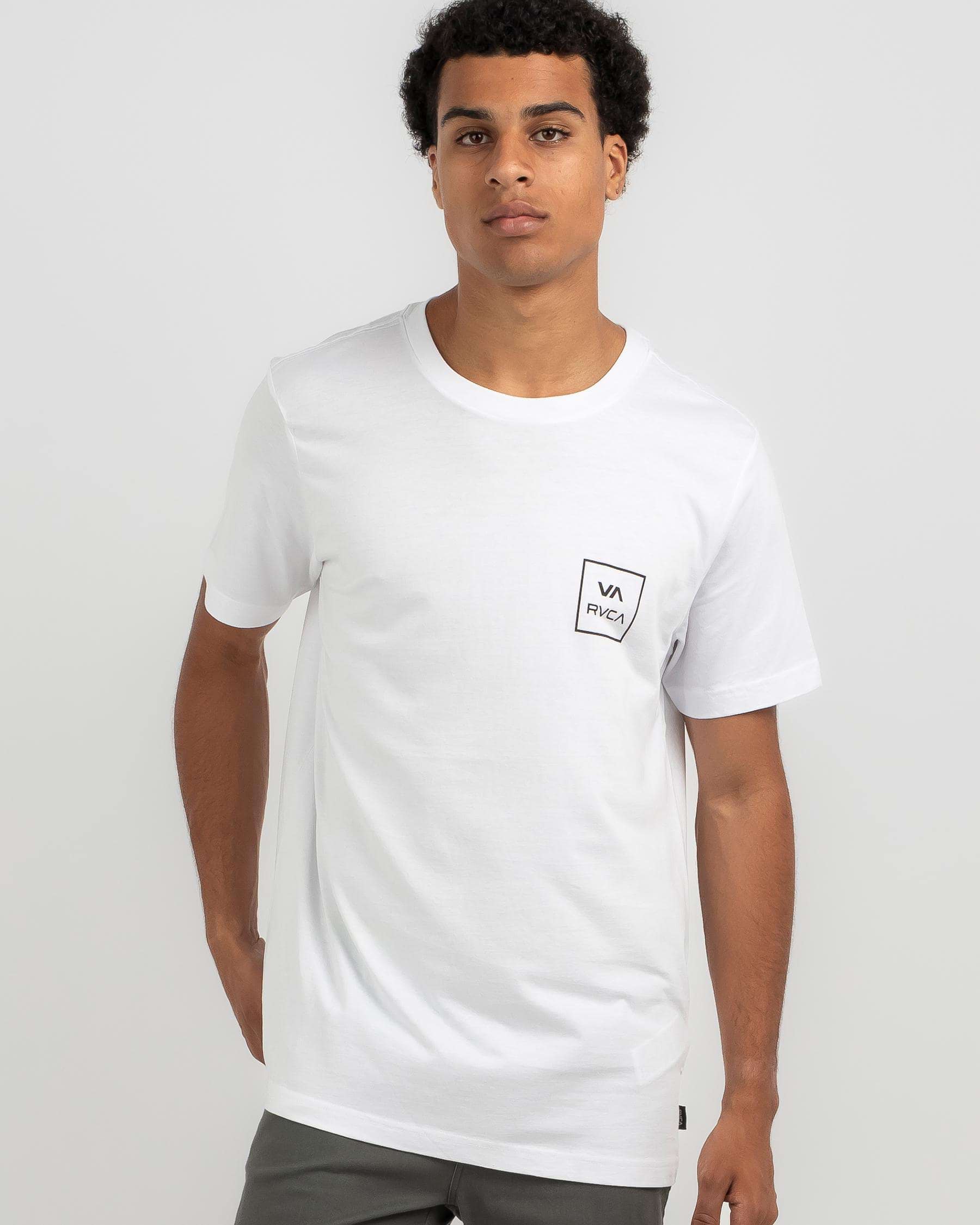 Shop RVCA VA All The Ways T-Shirt In White - Fast Shipping & Easy ...