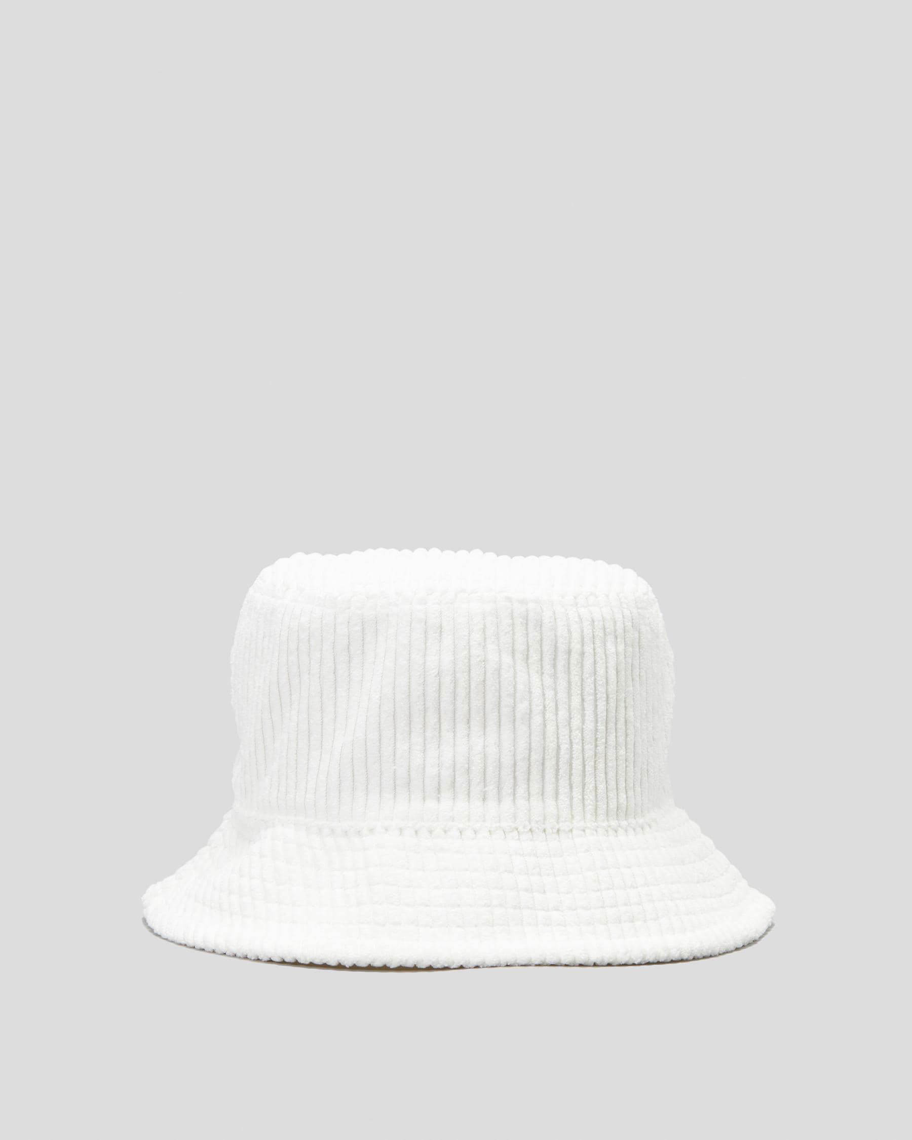 Ava And Ever Jackie Cord Bucket Hat In Bone - Fast Shipping & Easy ...