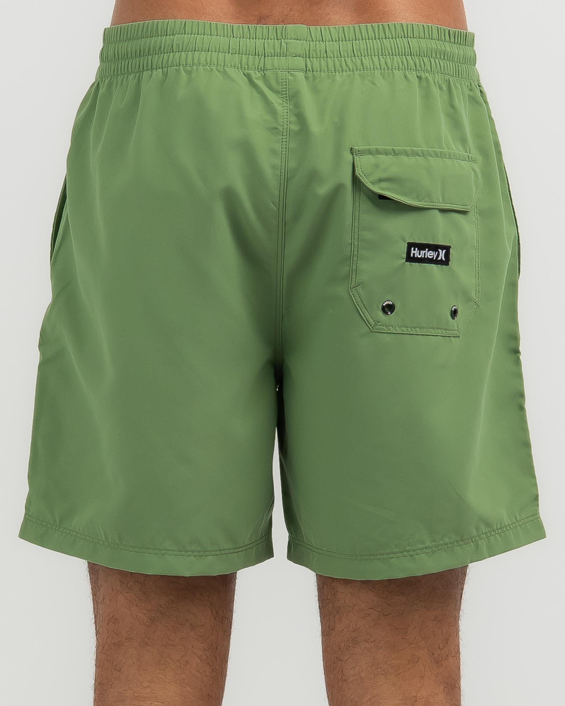 Shop Hurley Hurley One and Only Volley Board Shorts In Loden Frost