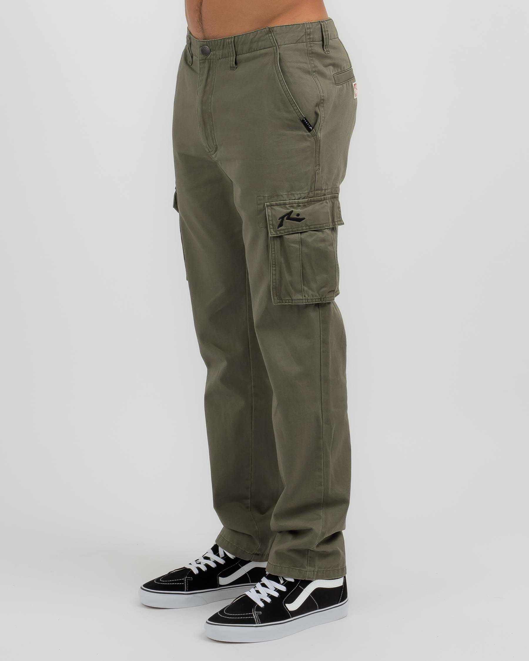Shop Rusty Manila Cargo Pants In Army Green - Fast Shipping & Easy ...