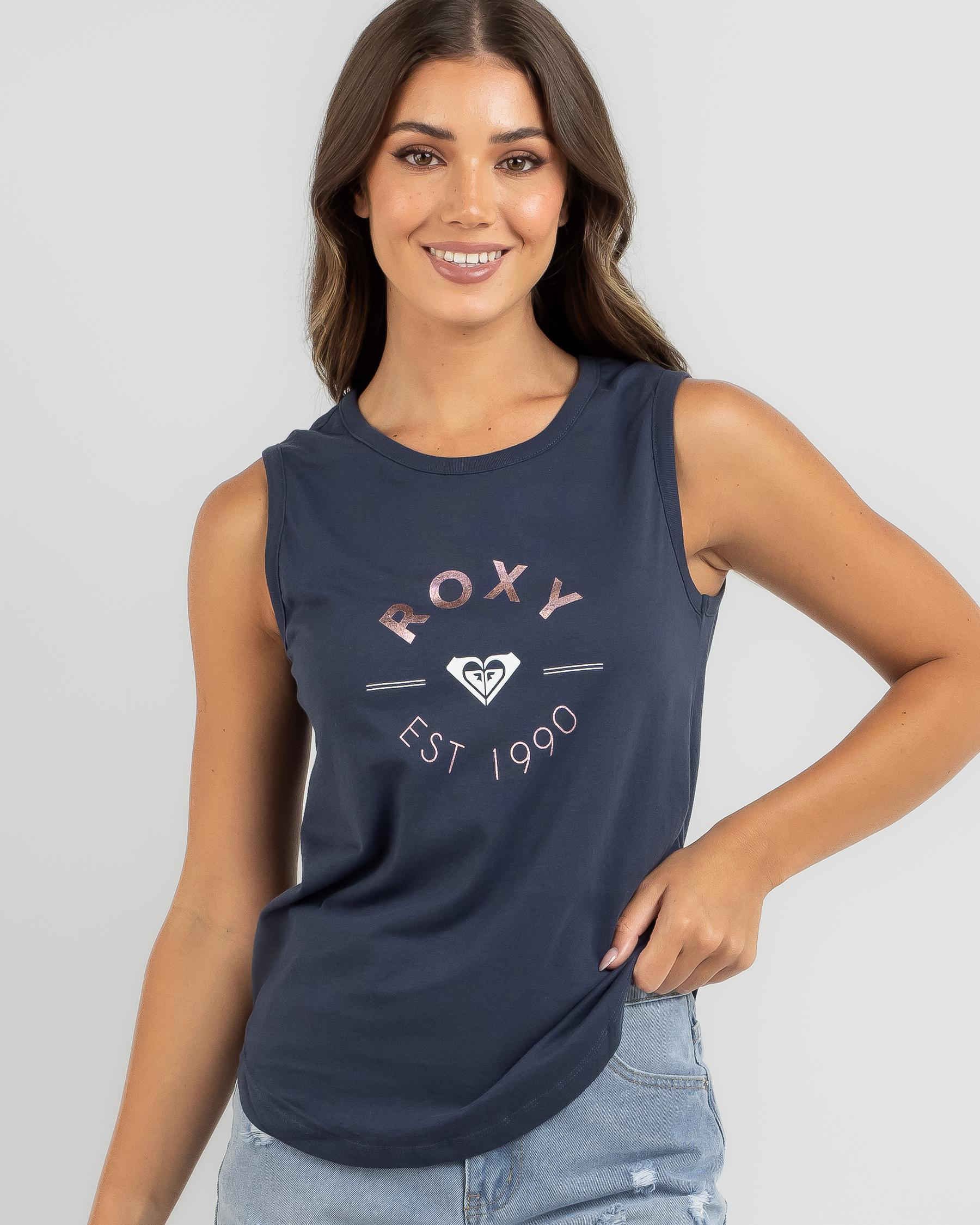 Roxy Womens Malia Sunset Tank Top (Black) main image 0