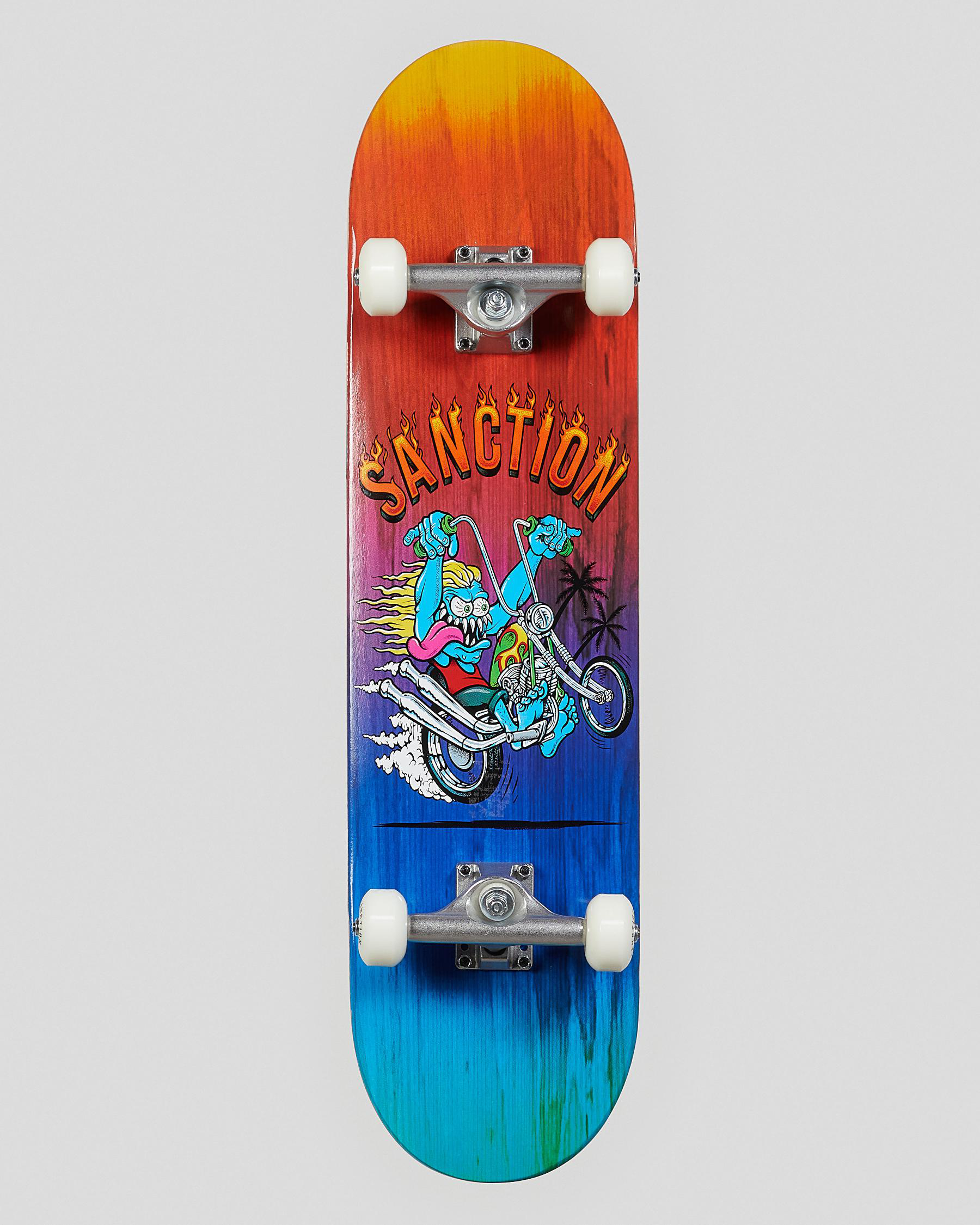 Shop Sanction Chopper Complete Skateboard In Multi Fast Shipping