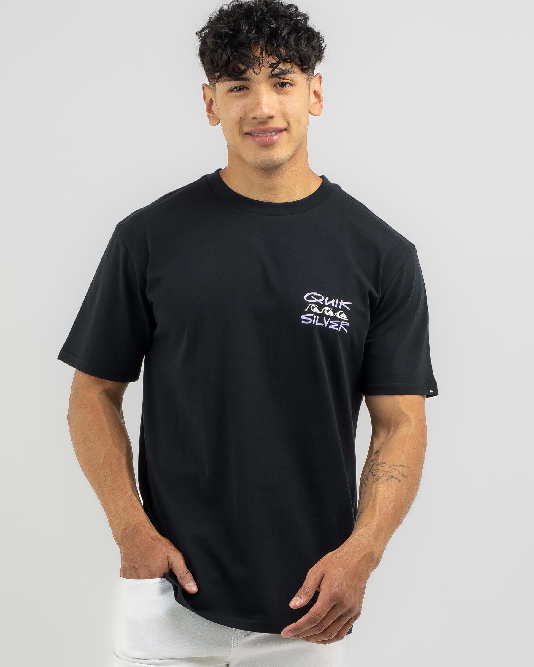 Shop Quiksilver Quik Frame T-Shirt In Black - Fast Shipping & Easy ...