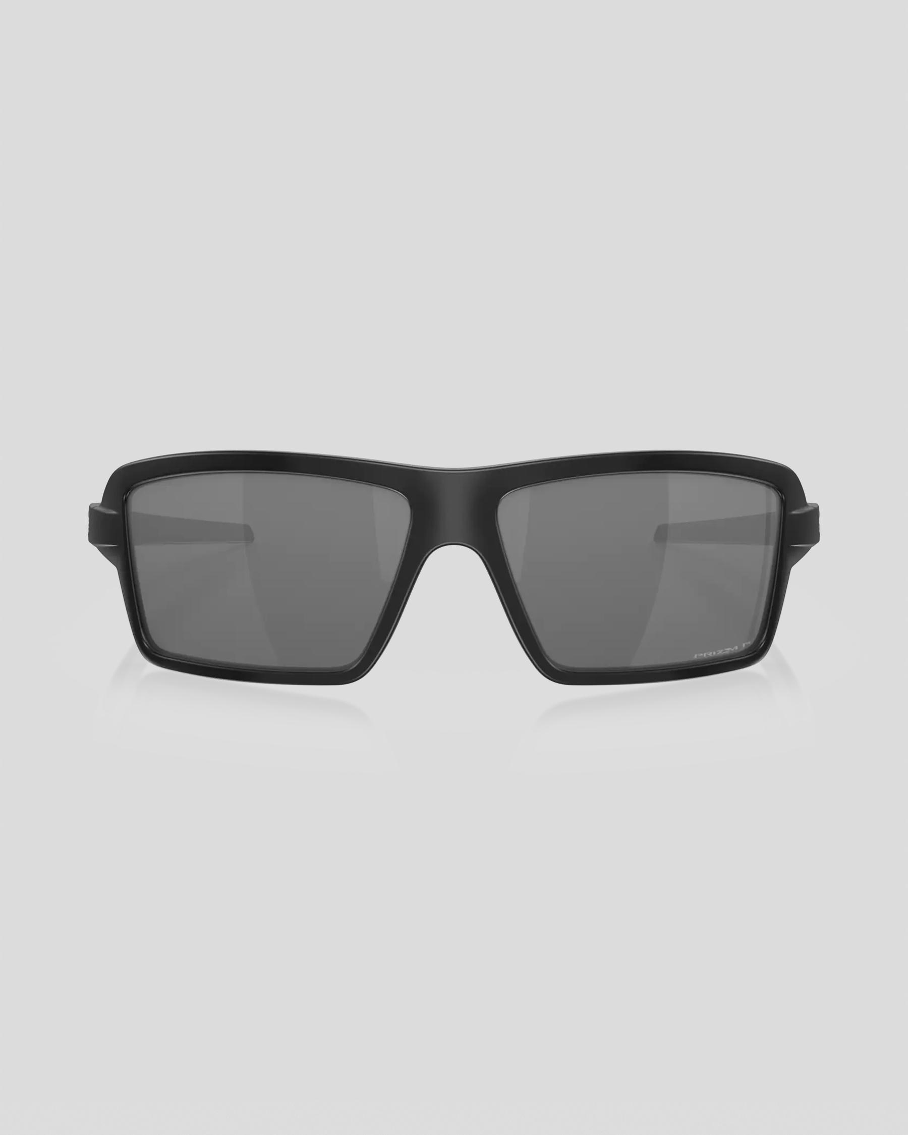 Oakley Cables Prizm Sunglasses In Matte Black W/ Prizm Black - Fast ...