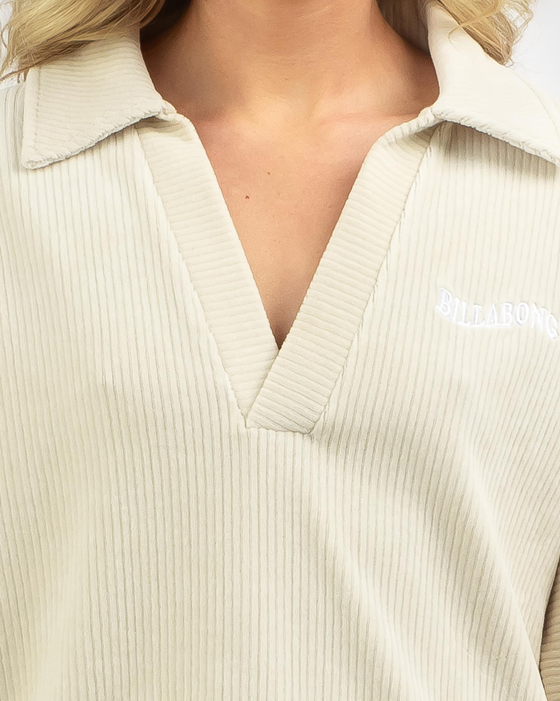 Shop Billabong Good Days II Sweatshirt In Salt Crystal Fast Shipping