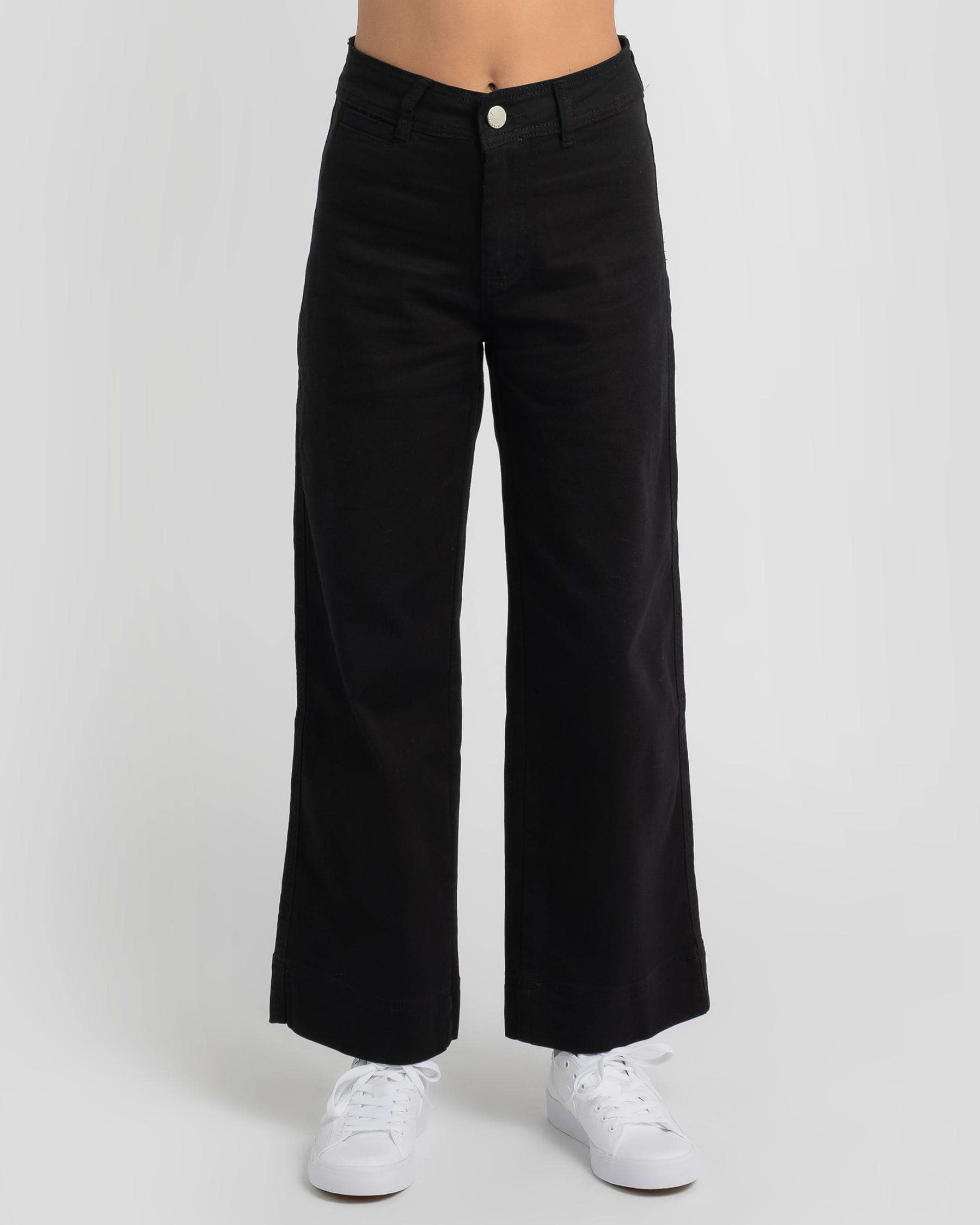 Shop Ava And Ever Girls' Atlanta Pants In Black - Fast Shipping & Easy ...