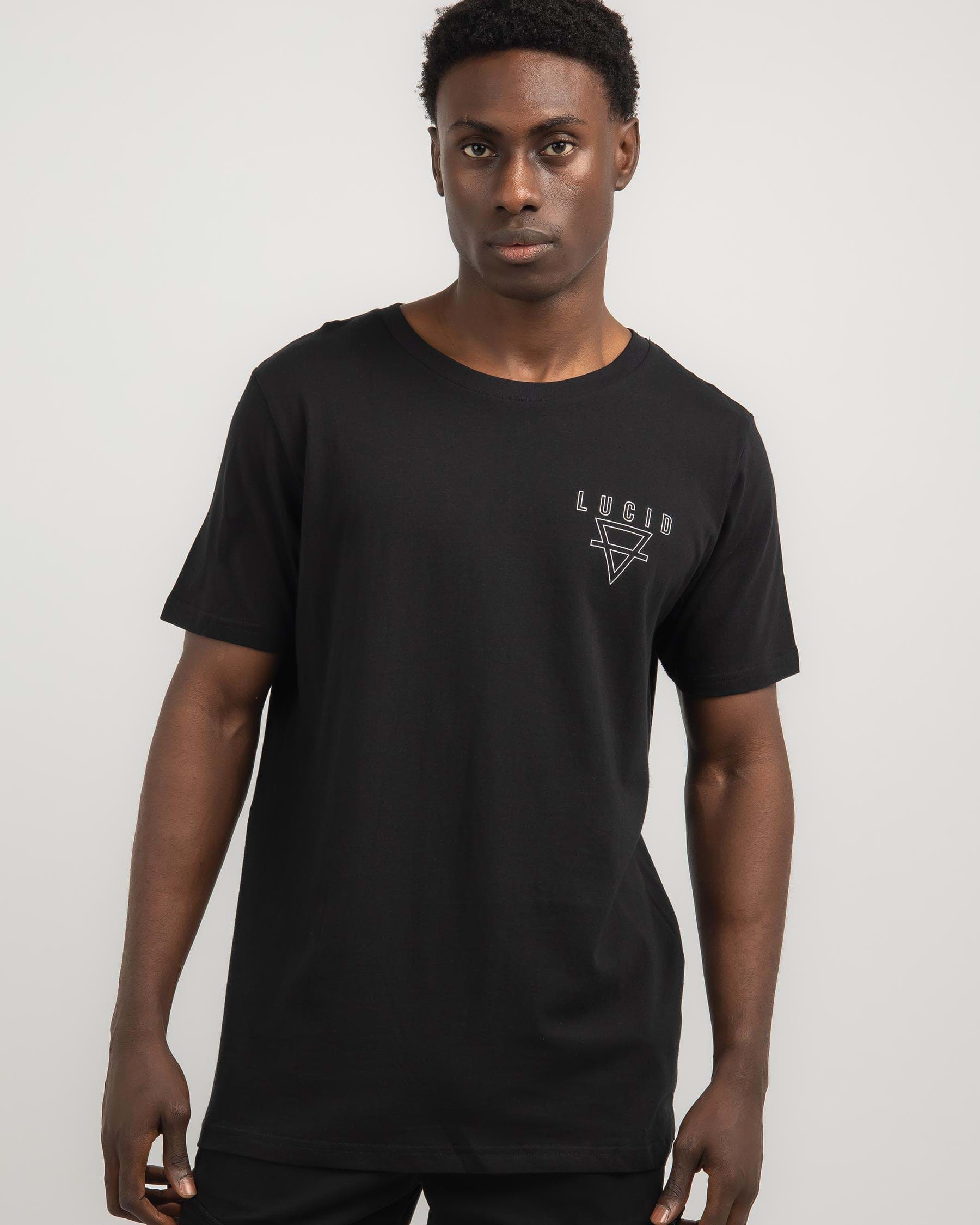 Shop Lucid Framed T-shirt In Black - Fast Shipping & Easy Returns ...