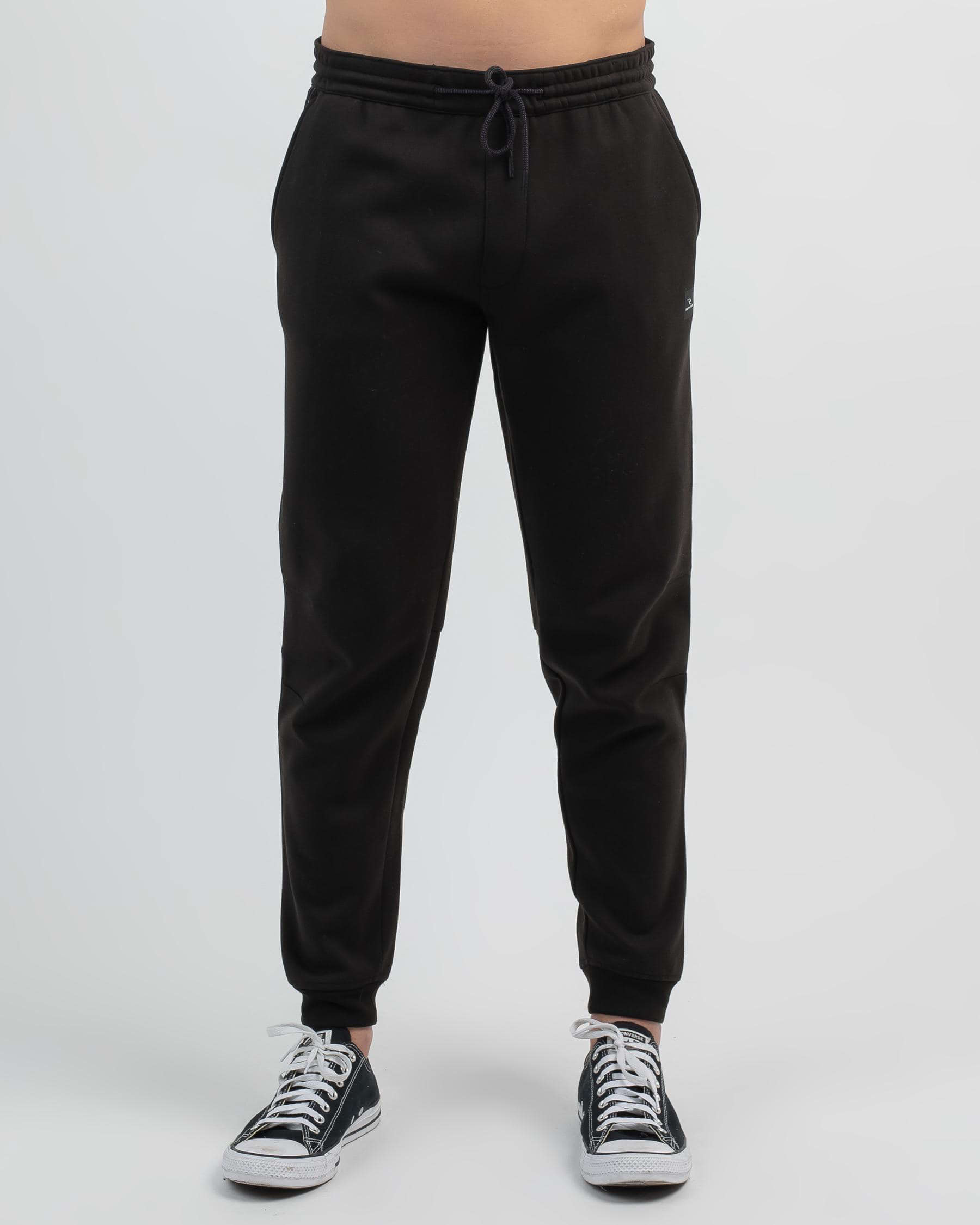 Rip Curl Departed Anti-Series Track Pants In Black - Fast Shipping ...