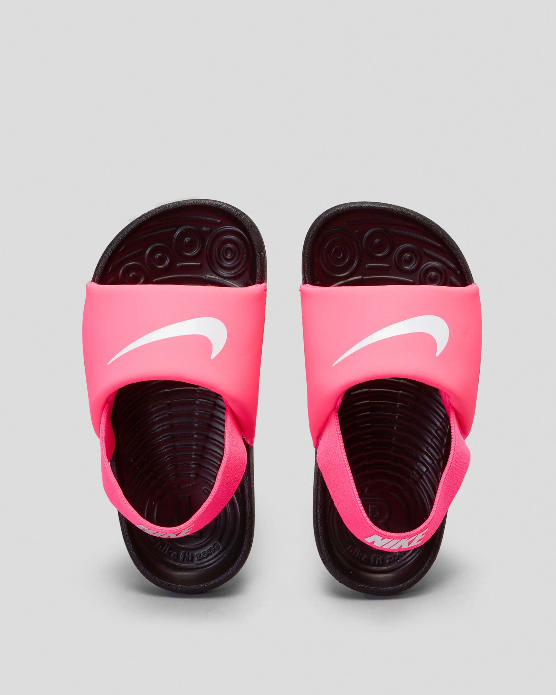 Nike Toddlers' Kawa Slides Sandals In Digital Pink/white/black - Fast ...
