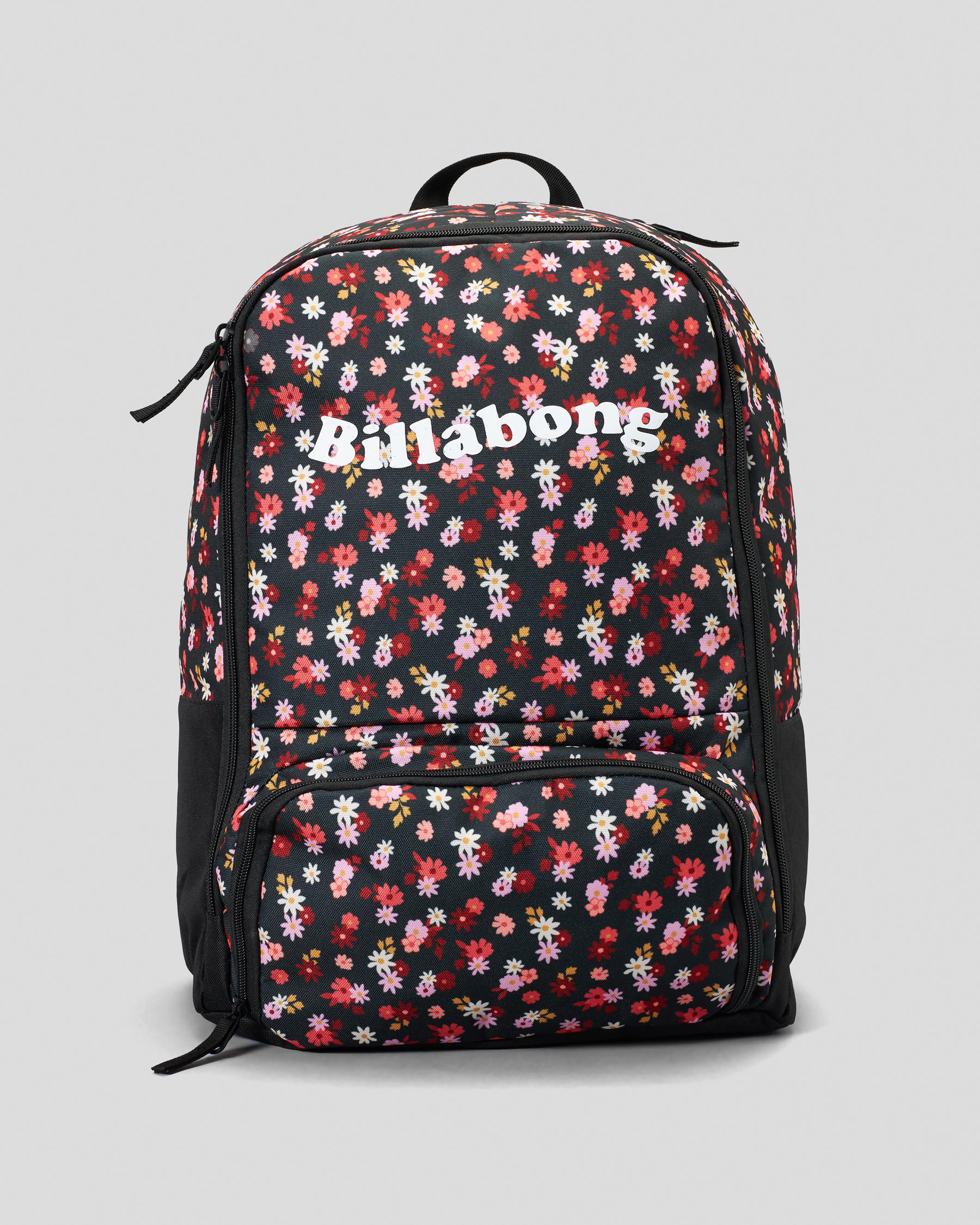 Shop Billabong Ditsy Dream Backpack In Black Pebble Fast Shipping