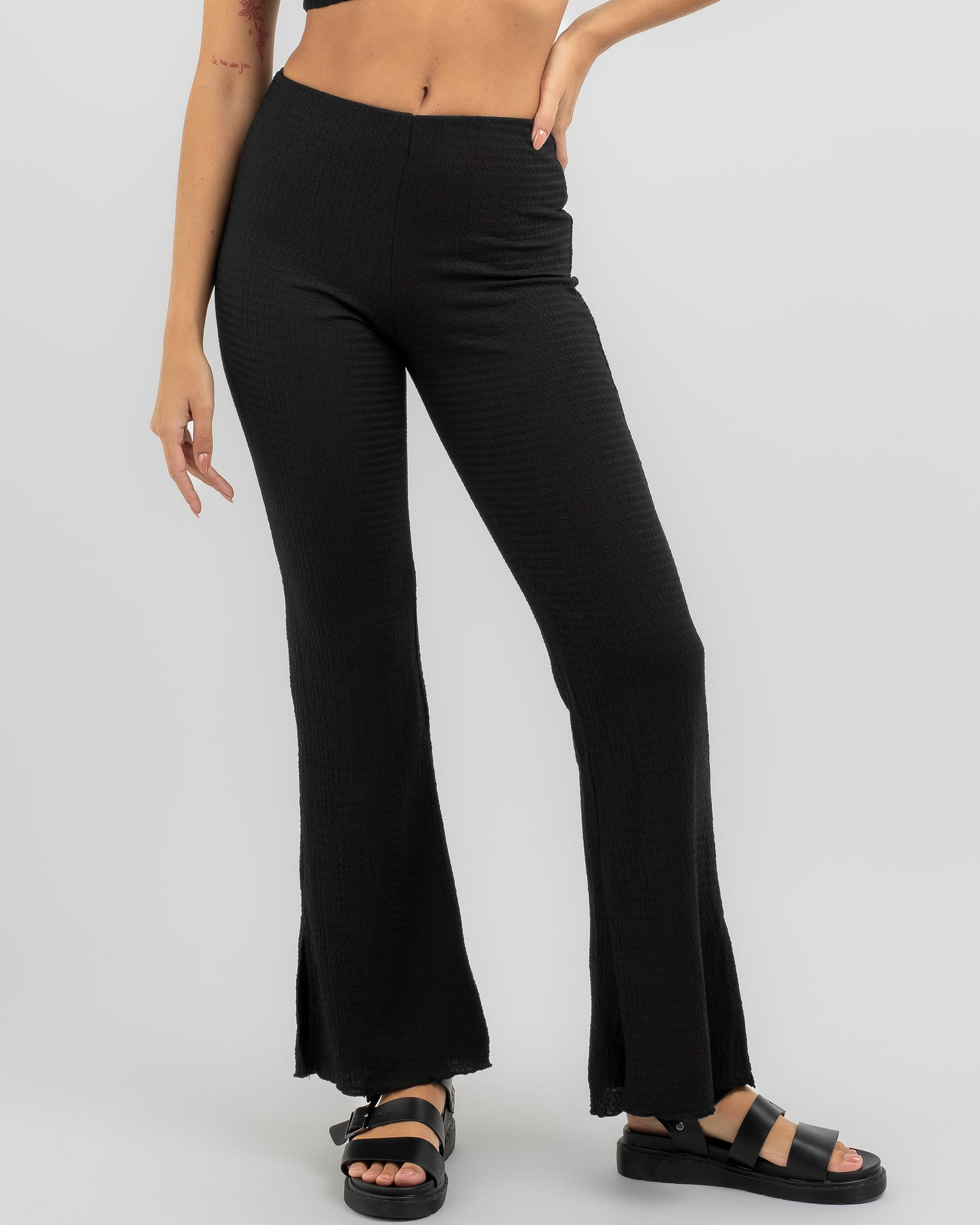 Mooloola Belle Lounge Pants In Black - Fast Shipping & Easy Returns ...