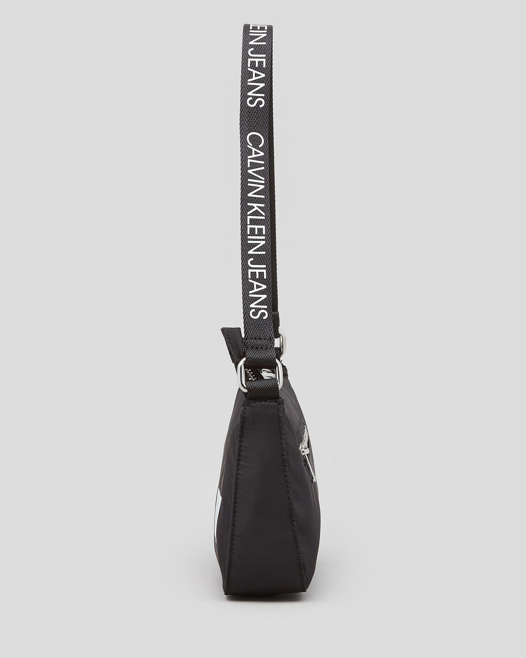 Calvin Klein Logo Strap Crossbody Bag In Black | City Beach United States