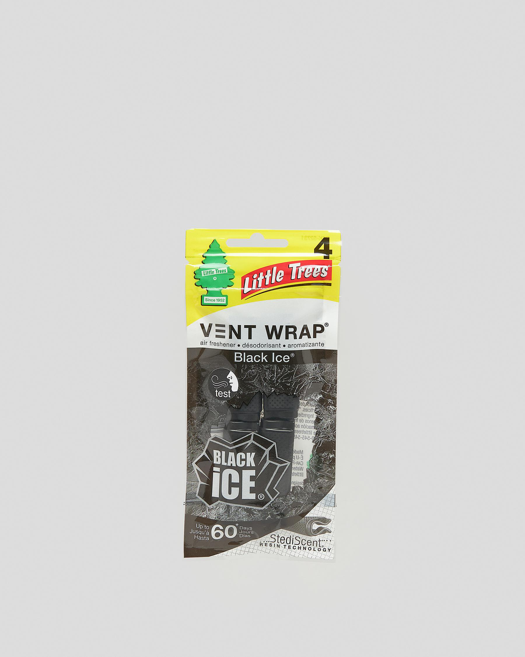 Shop Little Tree Black Ice Vent Wrap Air Freshener In Black Fast
