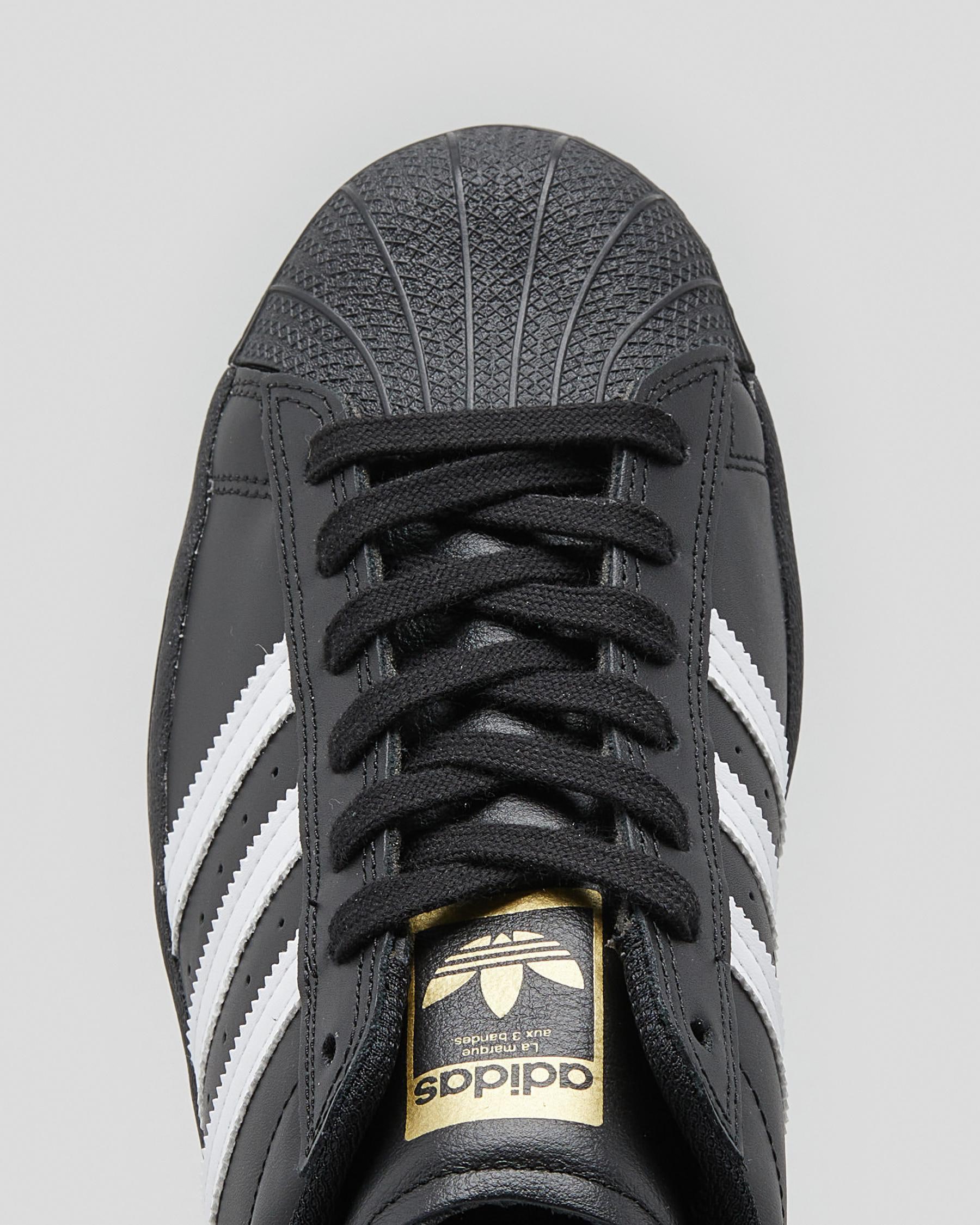 Shop adidas Superstar ADV Shoes In Core Black/ftwr White/gold Met ...