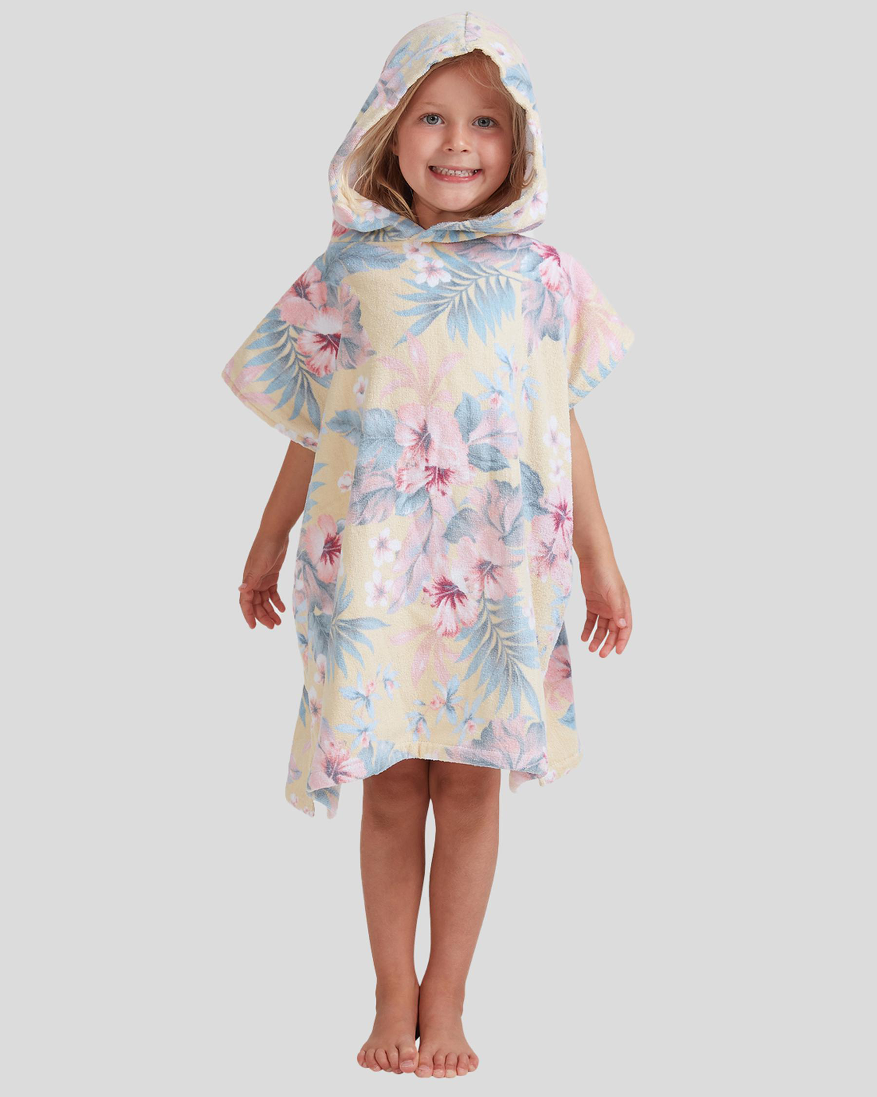 Shop Billabong Island Dream Hooded Towel In Yellow Fast Shipping