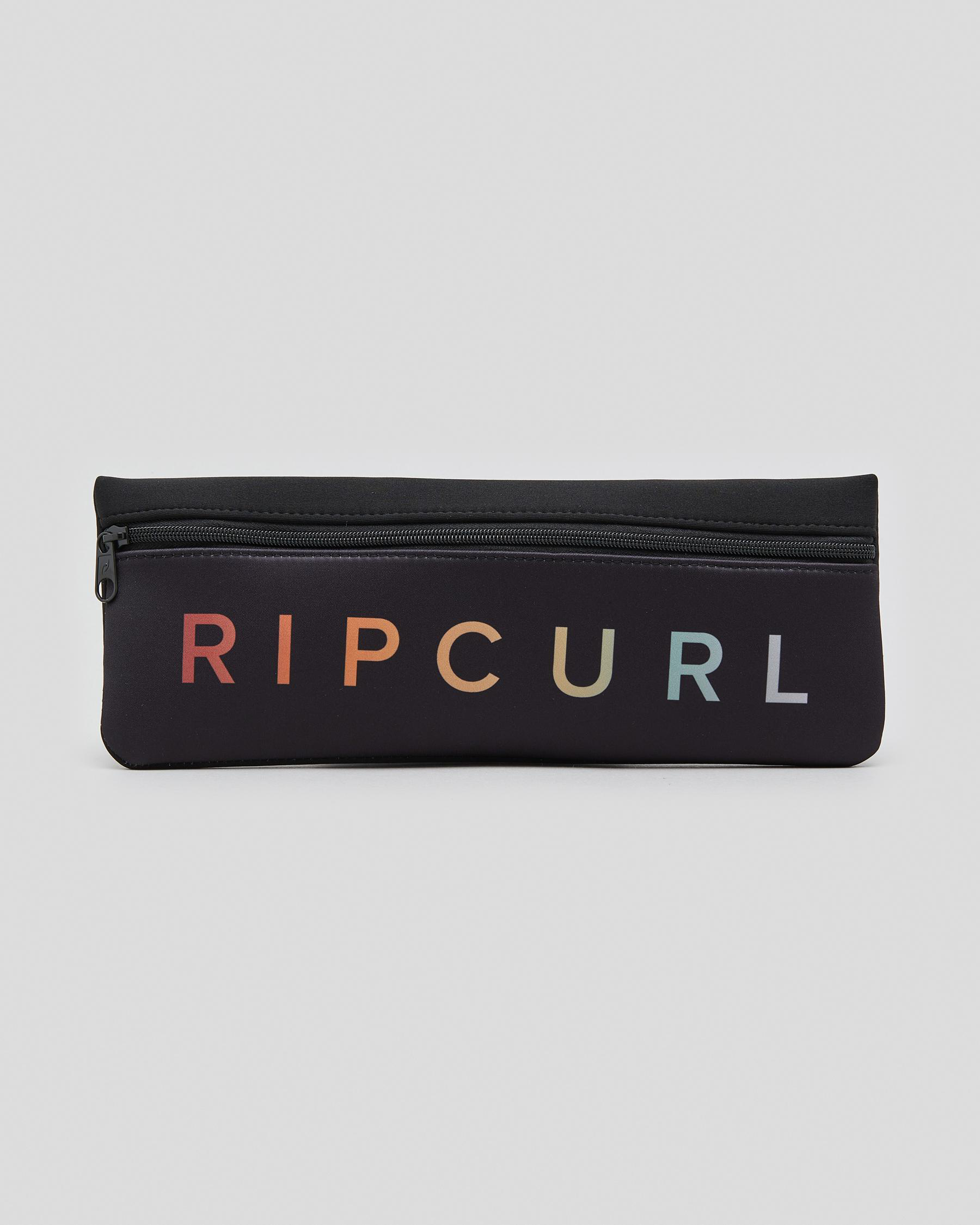 Shop Rip Curl Long Pencil Case In Black Fast Shipping & Easy Returns