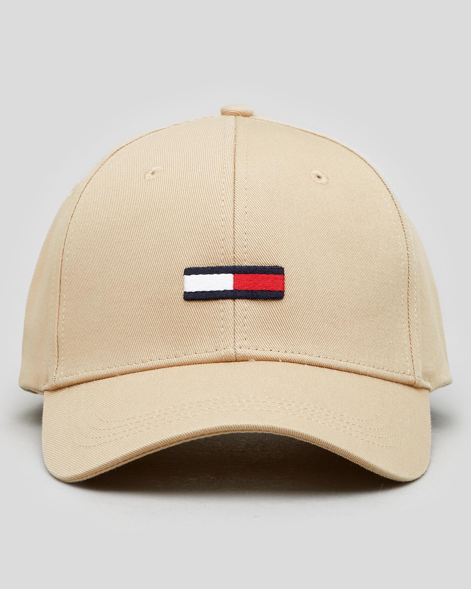 Tommy Hilfiger TJM Returns City States FREE* Shipping Beach - Flag Easy & United - Beige Soft Cap In