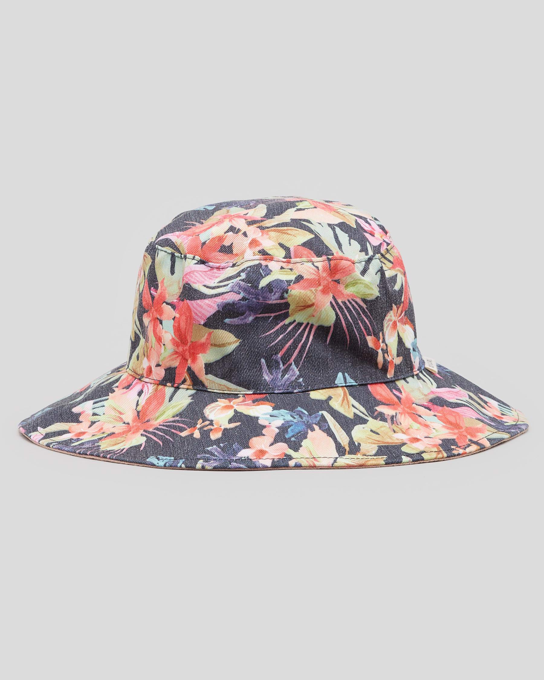 Shop Rip Curl Girls' Calliope Revo Bucket Hat In Black - Fast Shipping ...