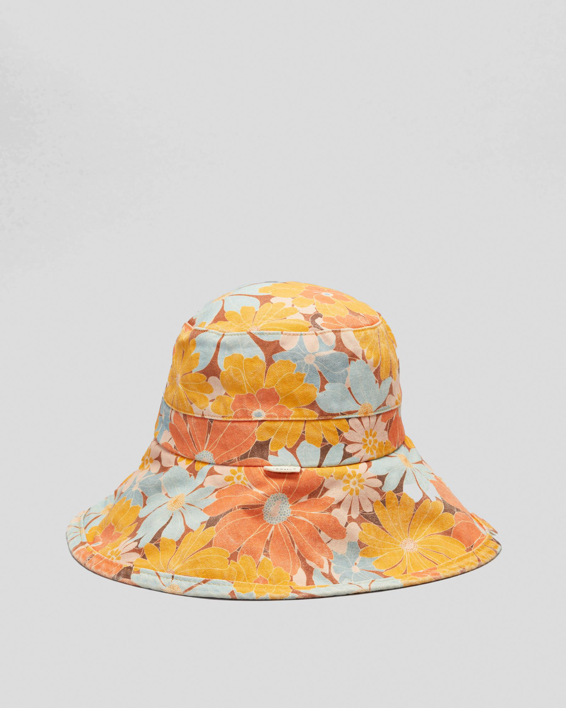 Shop Rip Curl Tres Cool Bucket Hat In Dusty Orange Fast Shipping