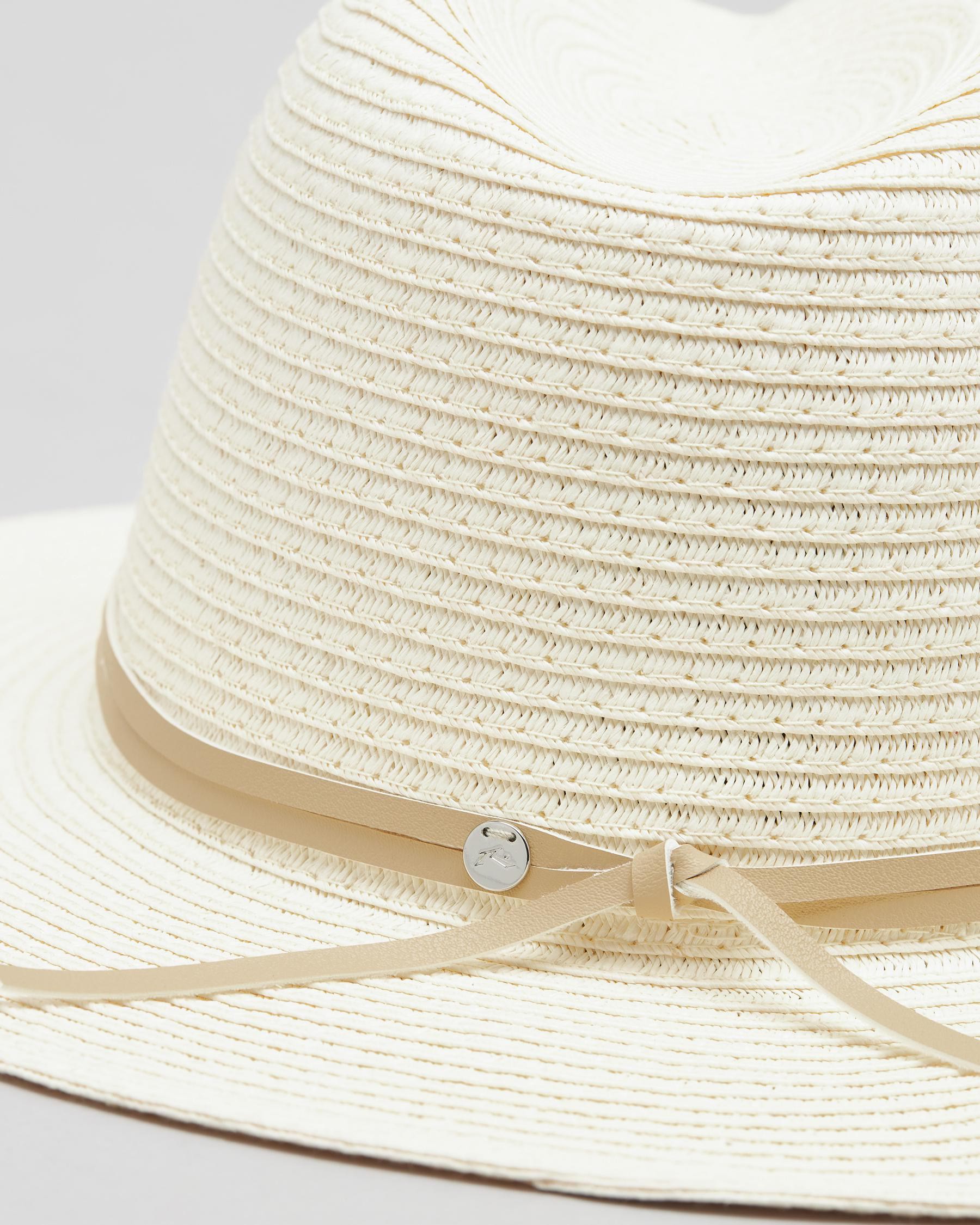 Rusty Gisele Panama Hat In Off White - Fast Shipping & Easy Returns ...