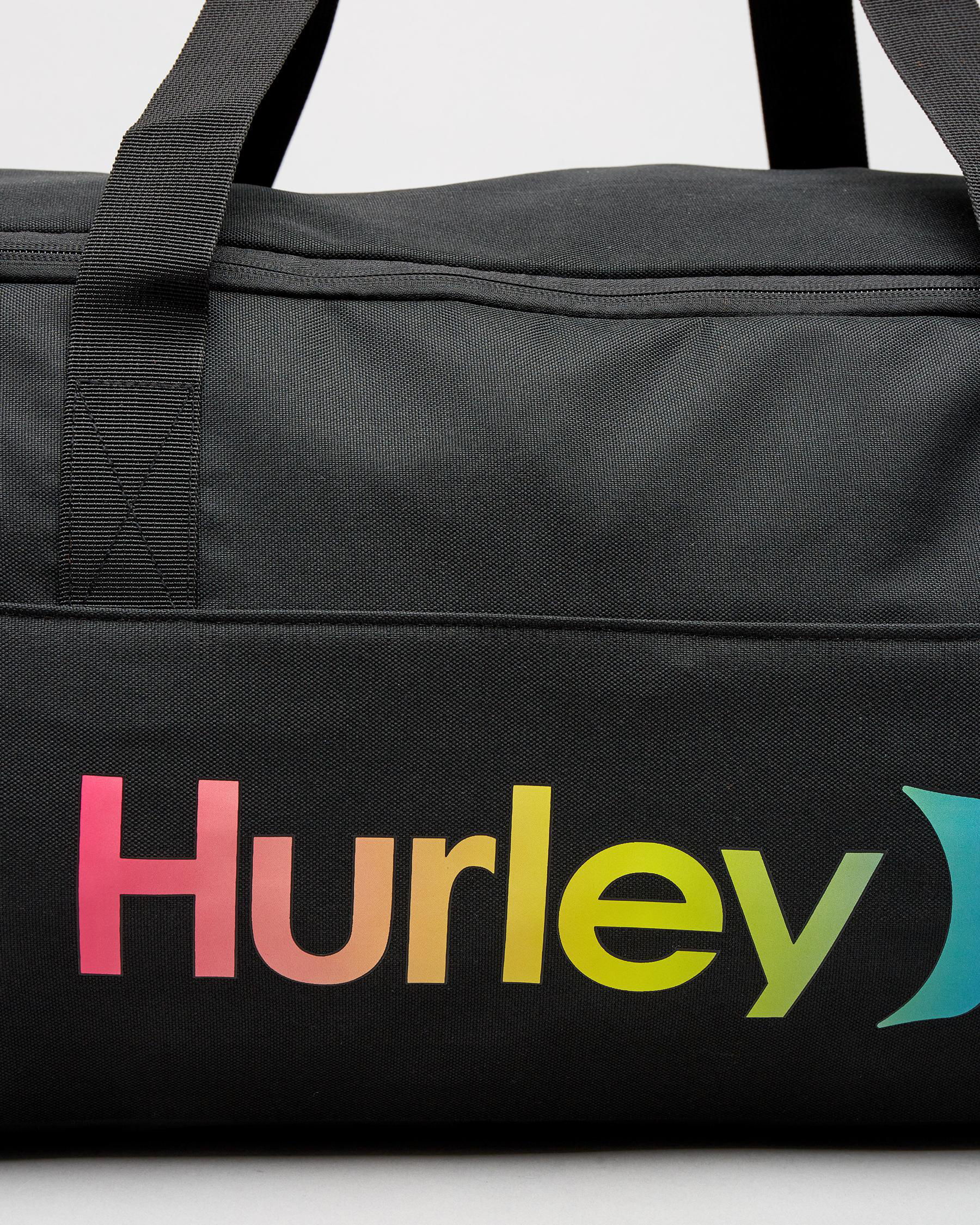Shop Hurley One and Only Duffle Bag In Black Fast Shipping & Easy