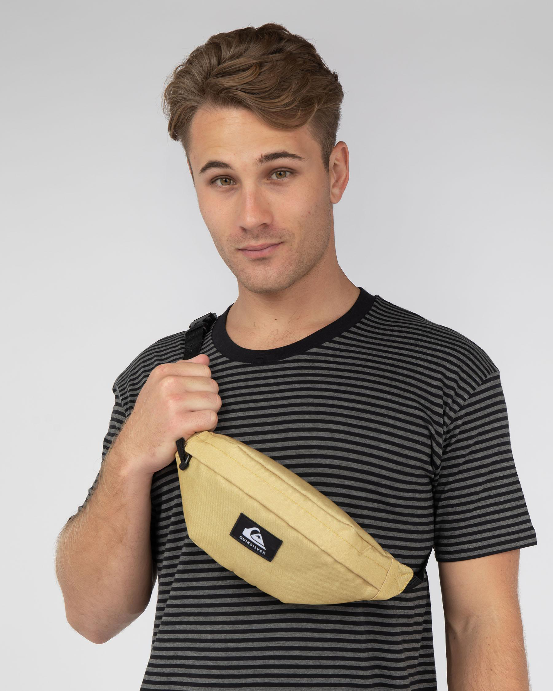 Quiksilver Pubjug Waist Bag In Honey Heather Fast Shipping & Easy