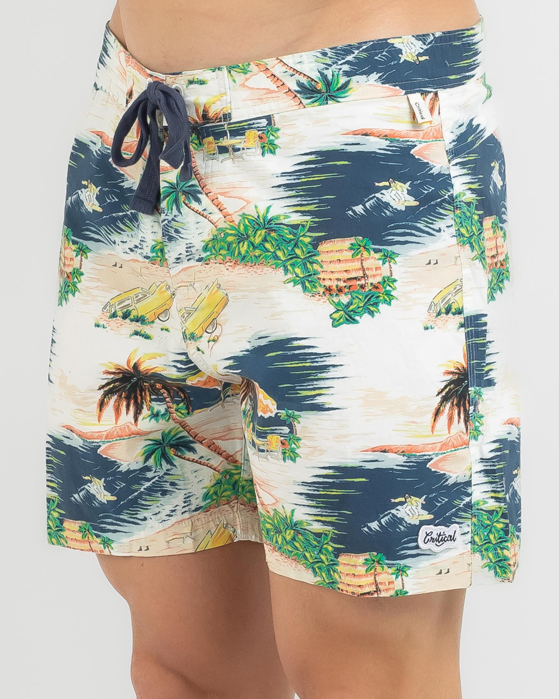 Shop The Critical Slide Society On The Beach Board Shorts In Vintage
