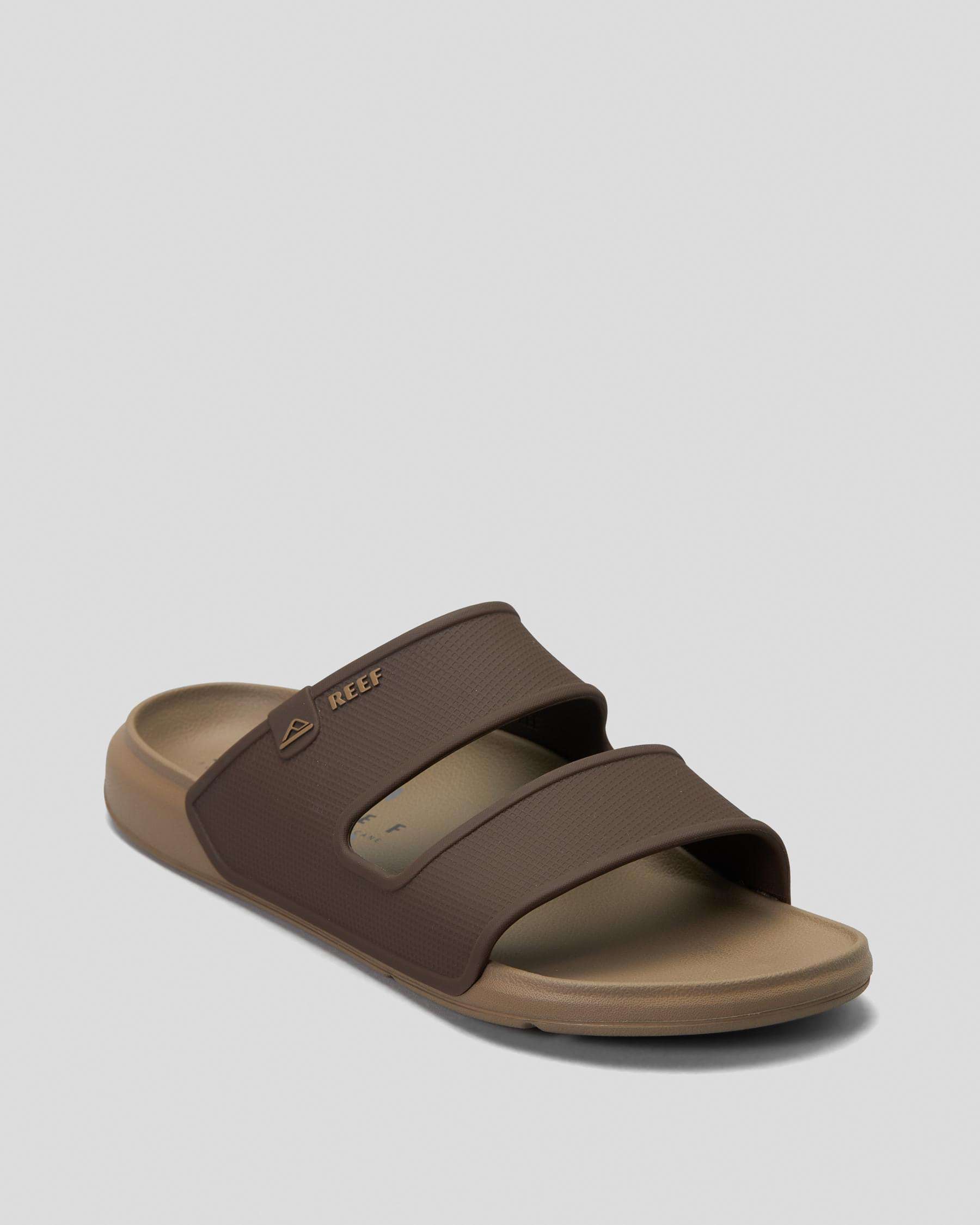 Reef Oasis Double Up Sandals In Brown/tan - Fast Shipping & Easy ...