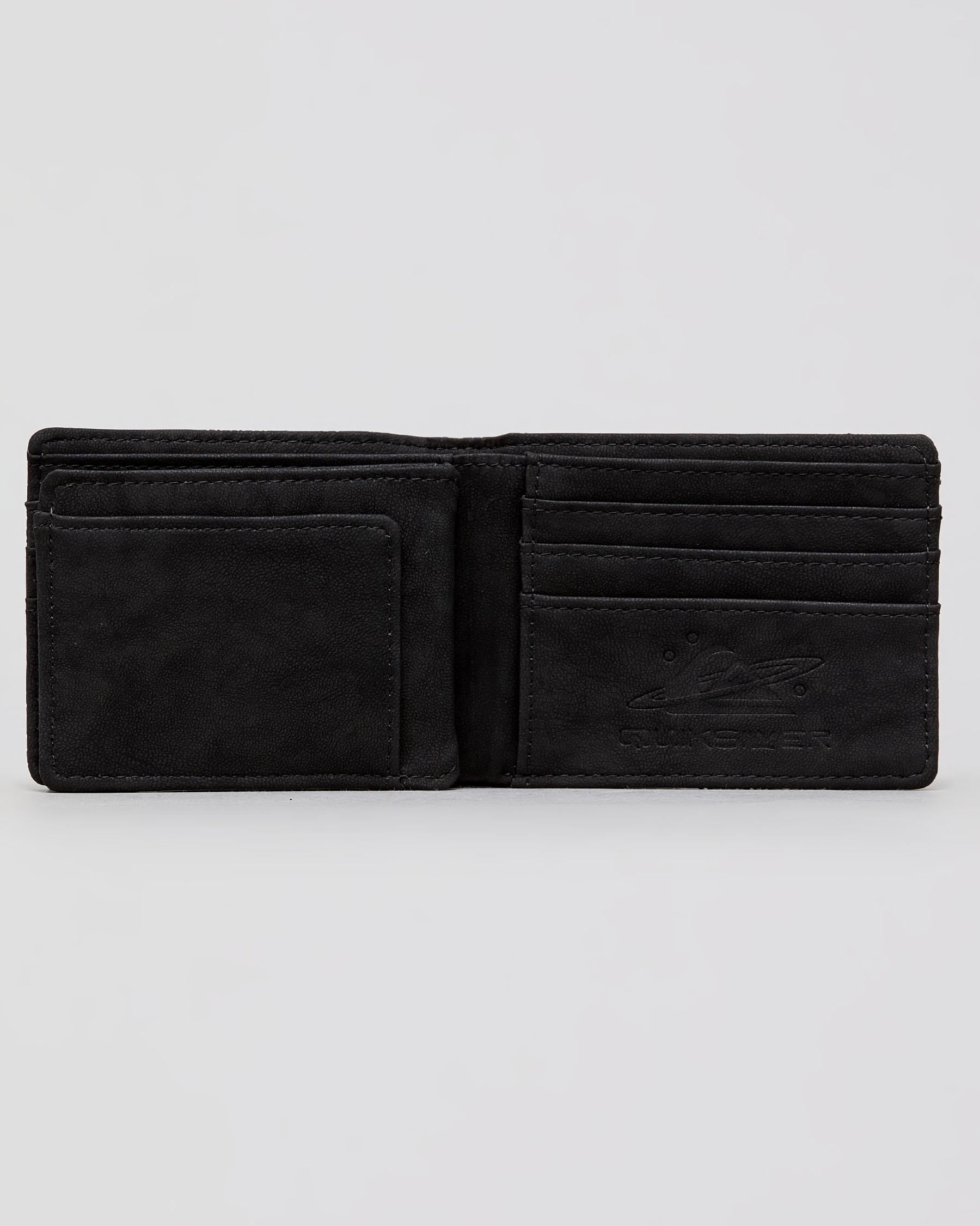 Unisilver Wallet Shop Quiksilver Always Primo Wallet In Black - Fast Shipping & Easy ...