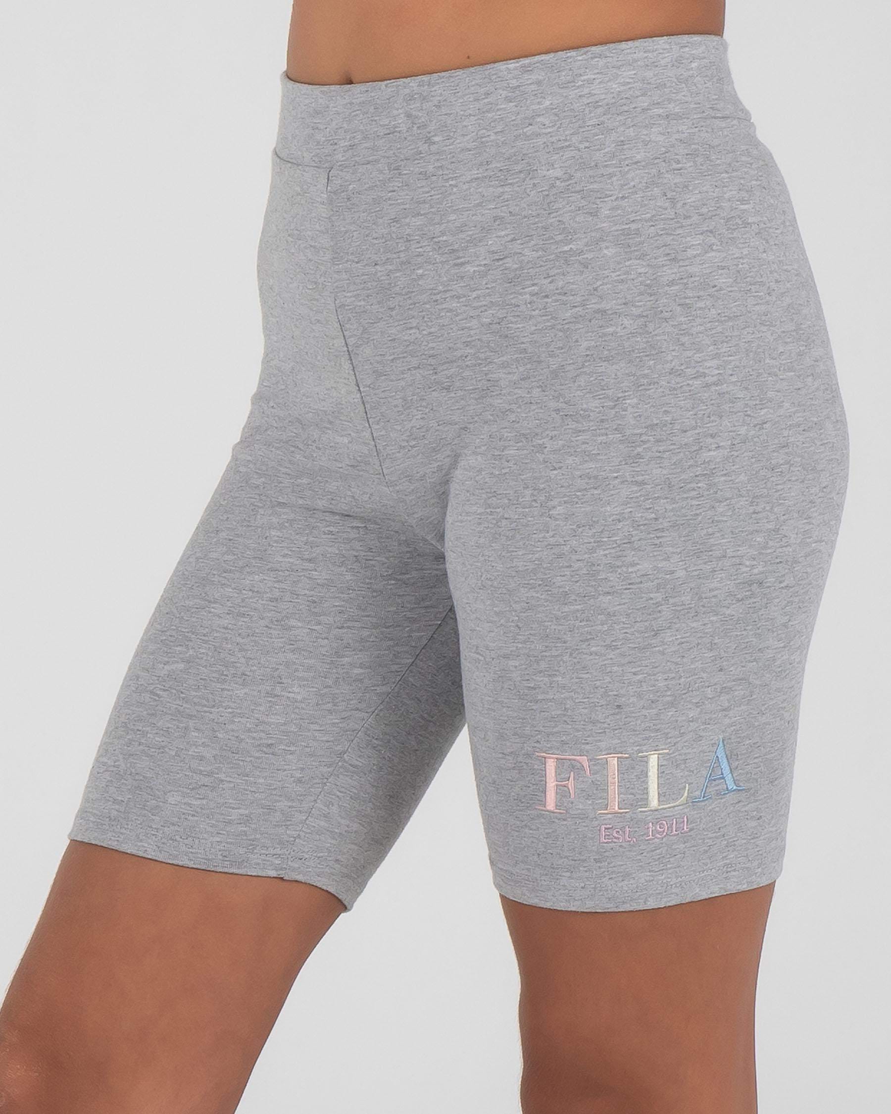 Fila Girls' Pixie Shorts In Grey Marle - Fast Shipping & Easy Returns ...