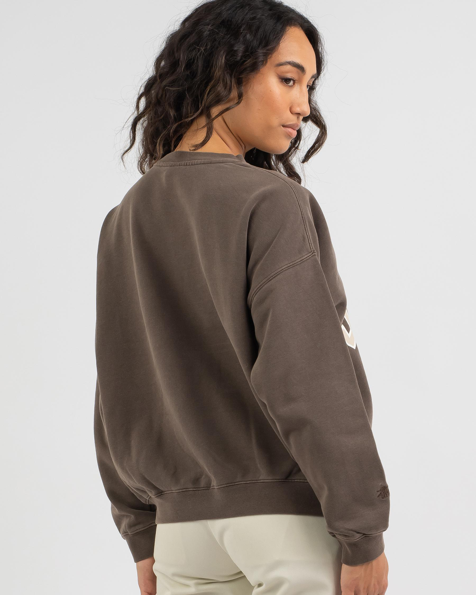 Stussy Campus Sweatshirt In Brown - Fast Shipping & Easy Returns - City ...