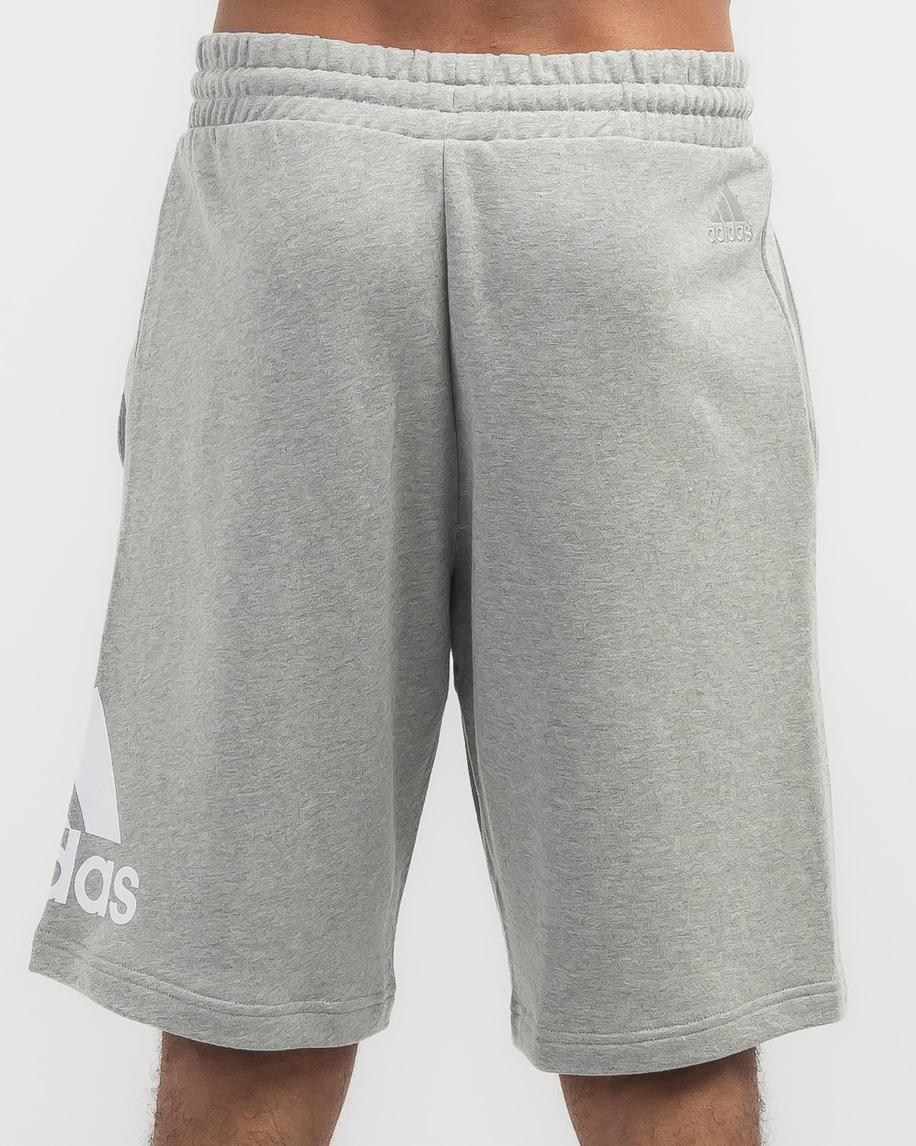 Adidas Boss Shorts In Medium Grey Heather - Fast Shipping & Easy ...
