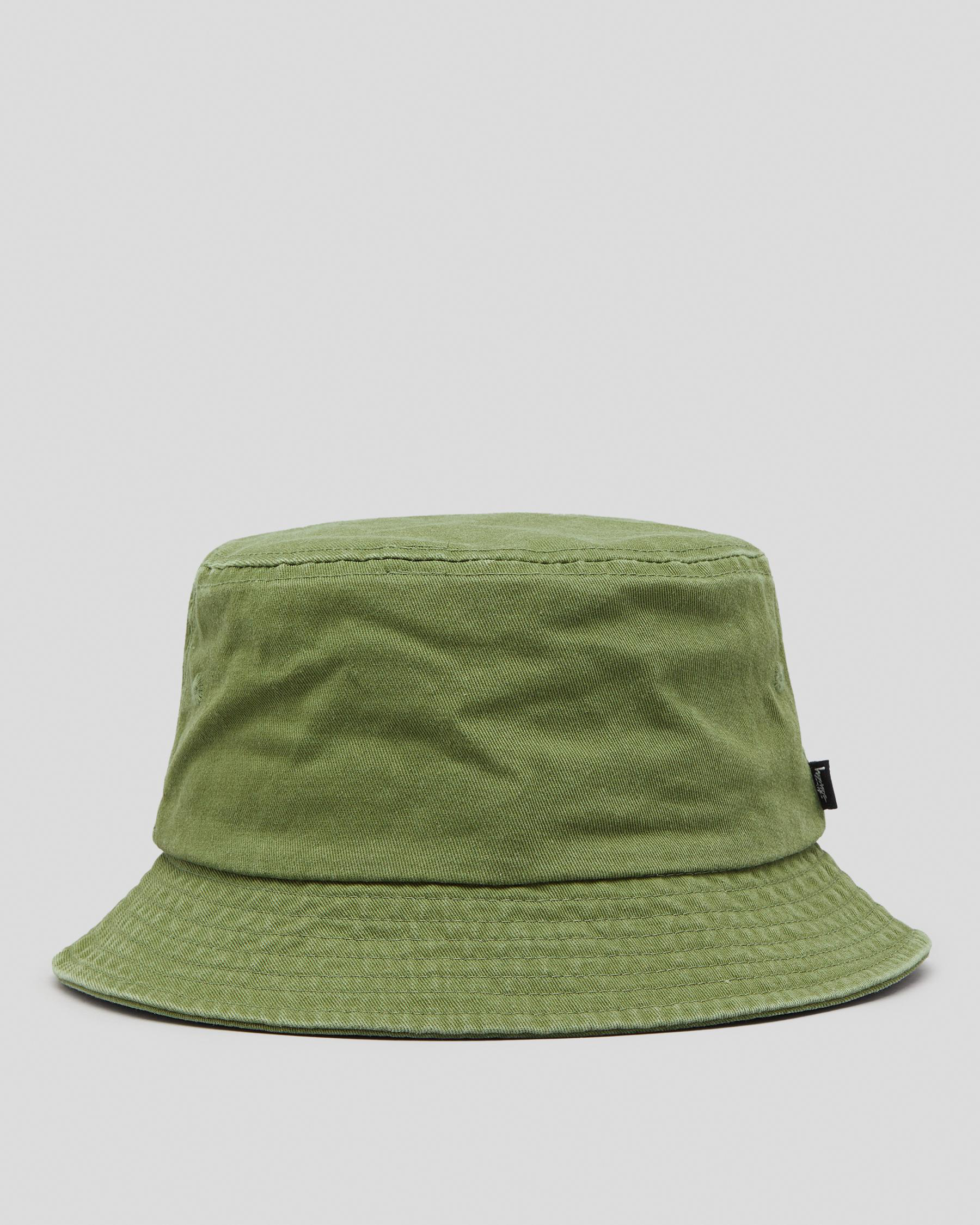 Shop Stussy Stock Bucket Hat In Moss Fast Shipping & Easy Returns