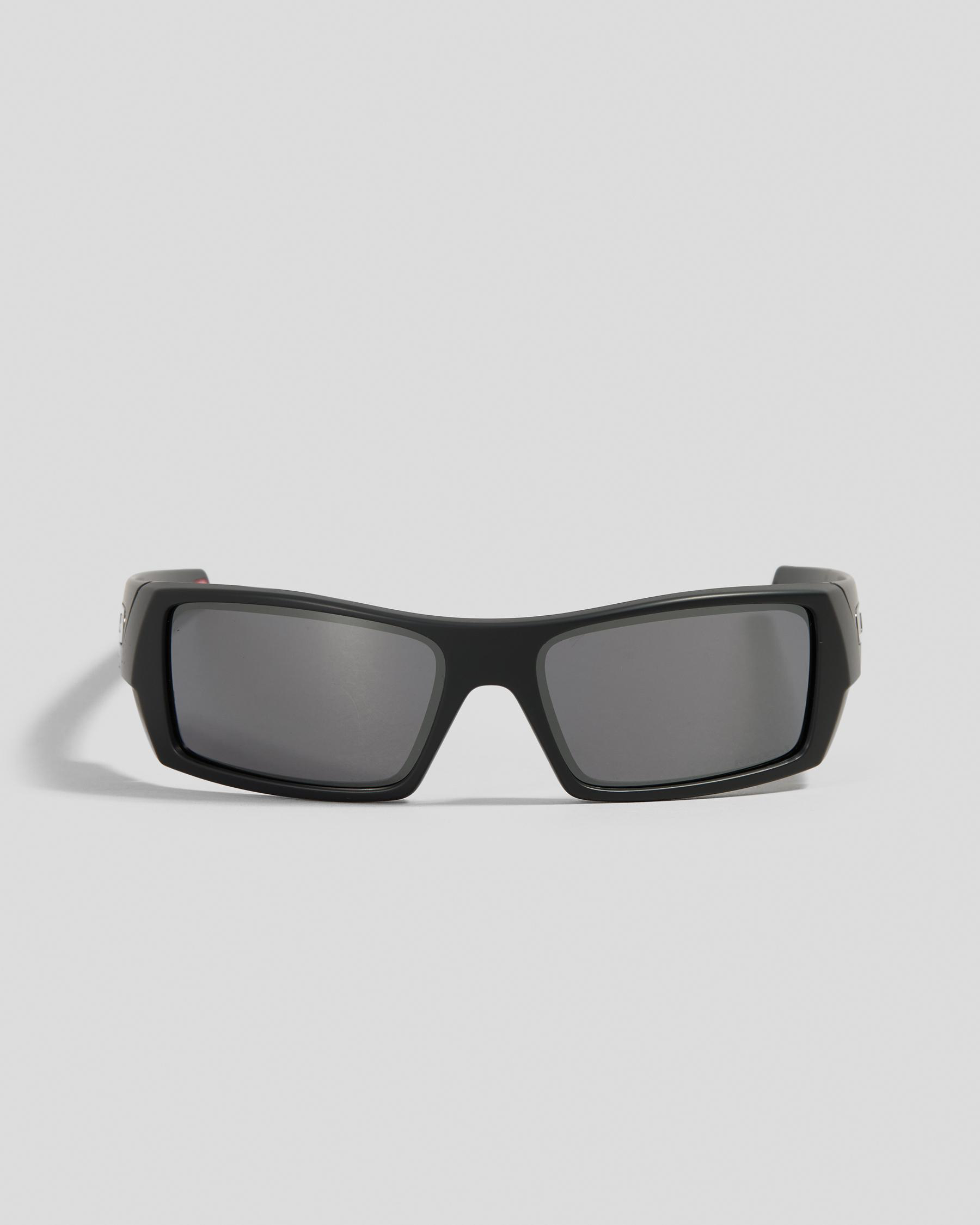 Shop Oakley Gascan Sunglasses In Matte Black W/prizm Black Fast