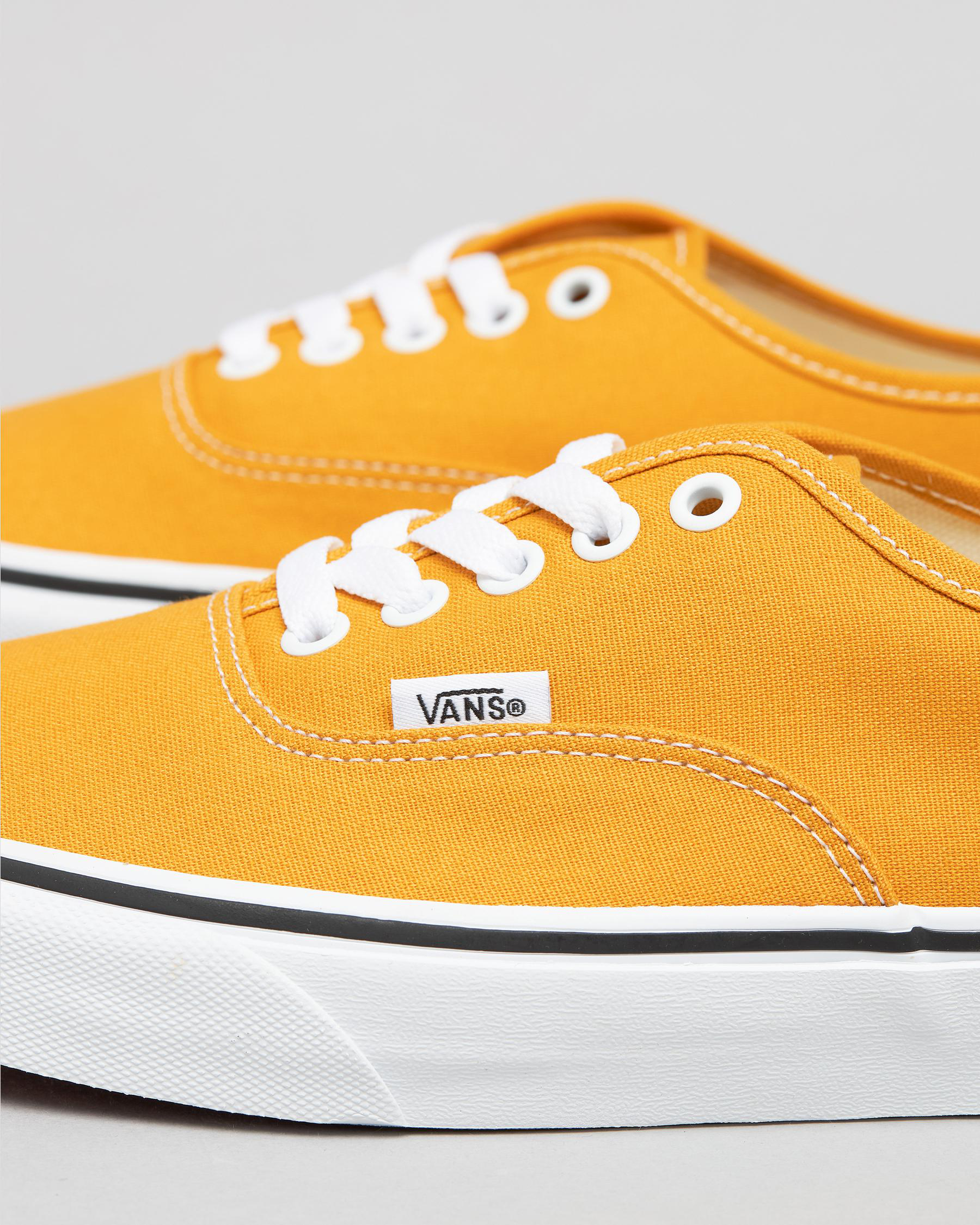 Shop Vans Authentic Shoes In Colour Theory Golden Yellow Fast