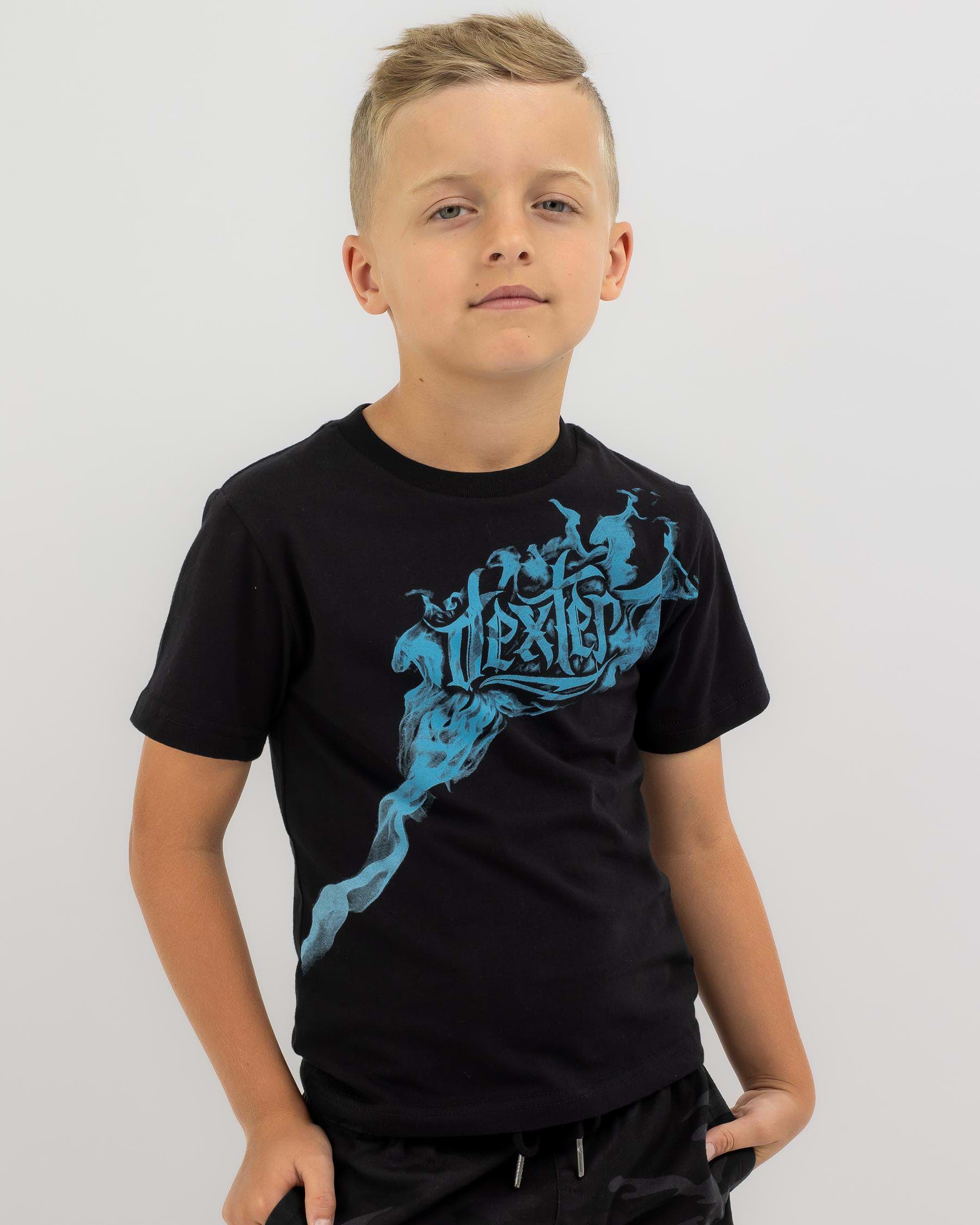 Shop Dexter Toddlers' Simmer T-Shirt In Black - Fast Shipping & Easy ...