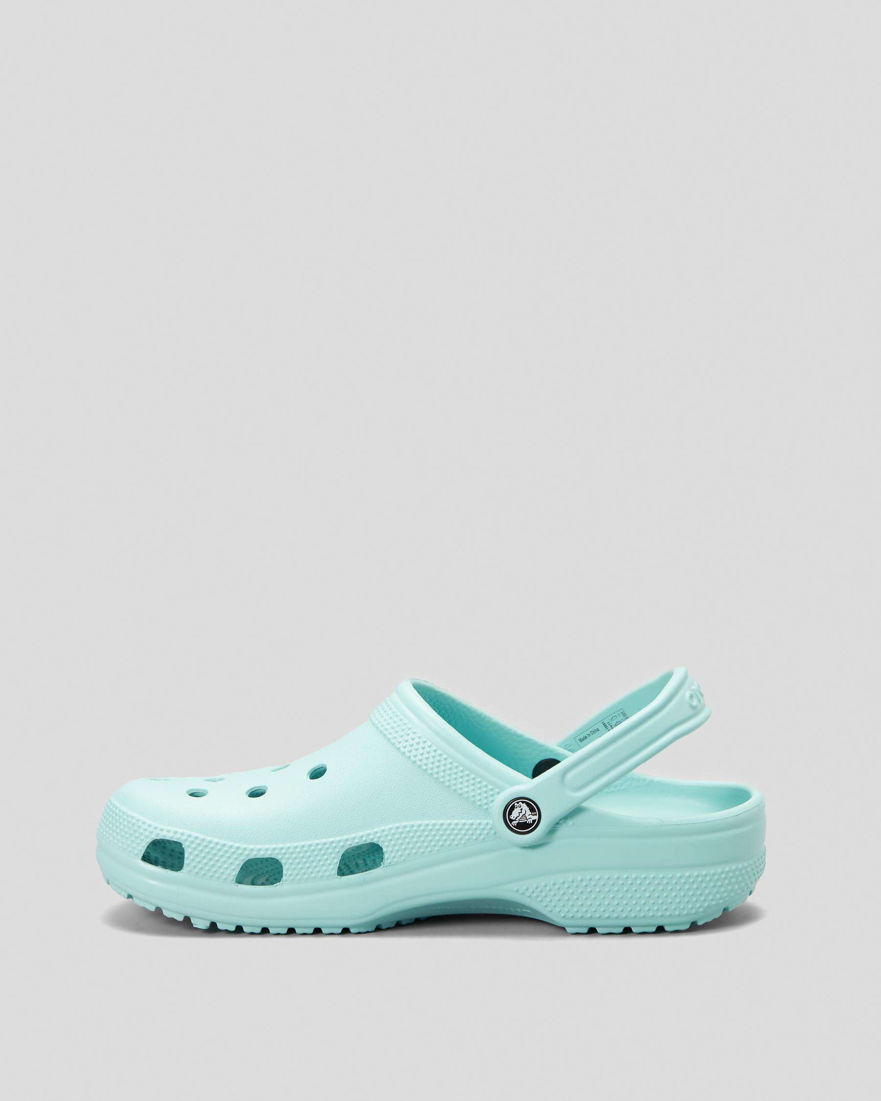 Shop Crocs Classic Clogs In Pure Water - Fast Shipping & Easy Returns ...