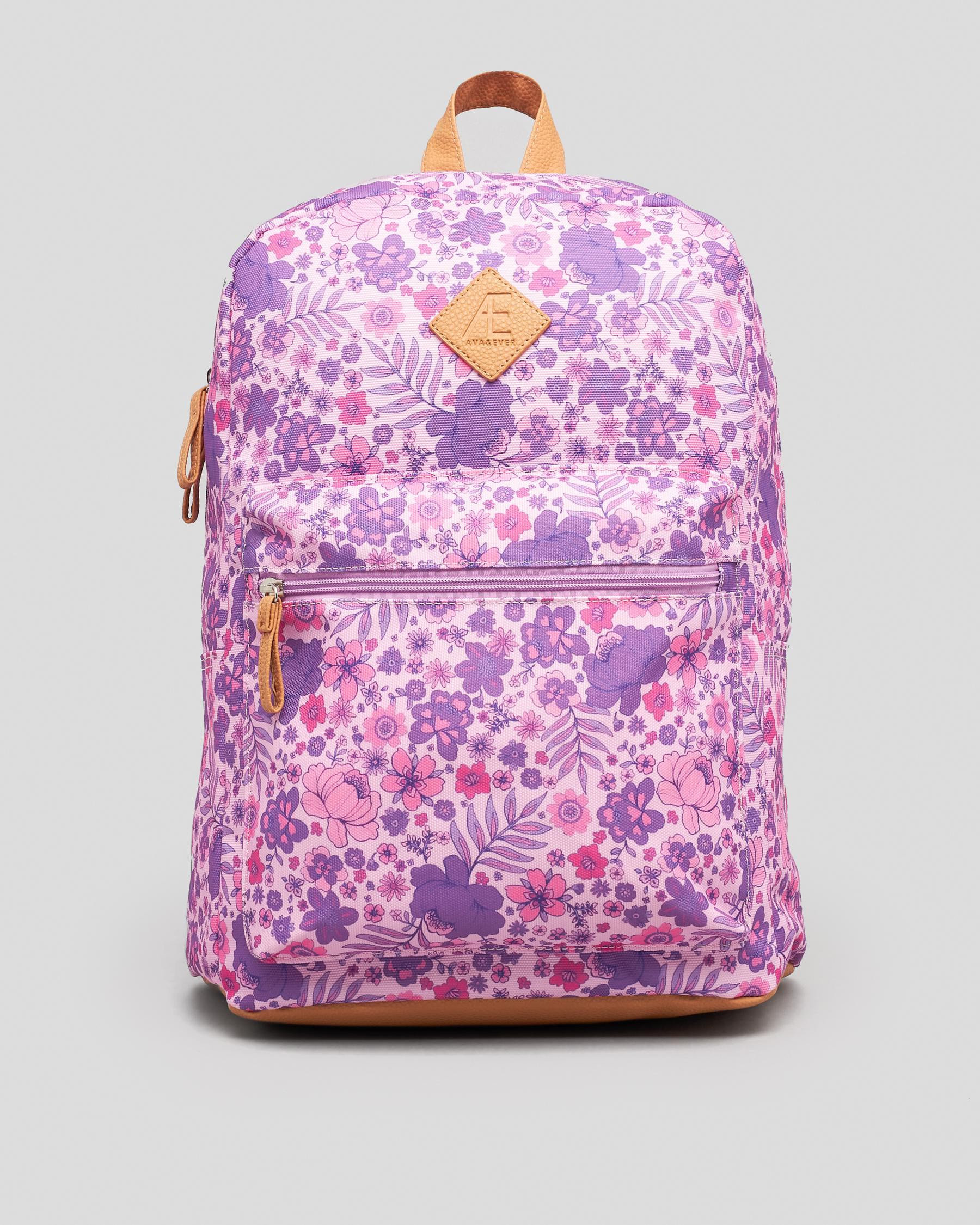 Shop Ava And Ever Mary Jane Backpack In Lilac Floral - Fast Shipping ...